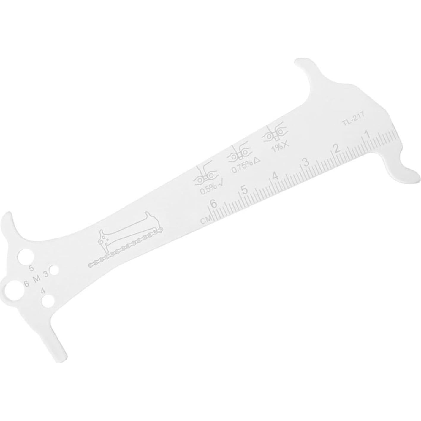 Medidor de Cadena de Bicicleta ZHIZHOUNEY Aluminio 130x50mm