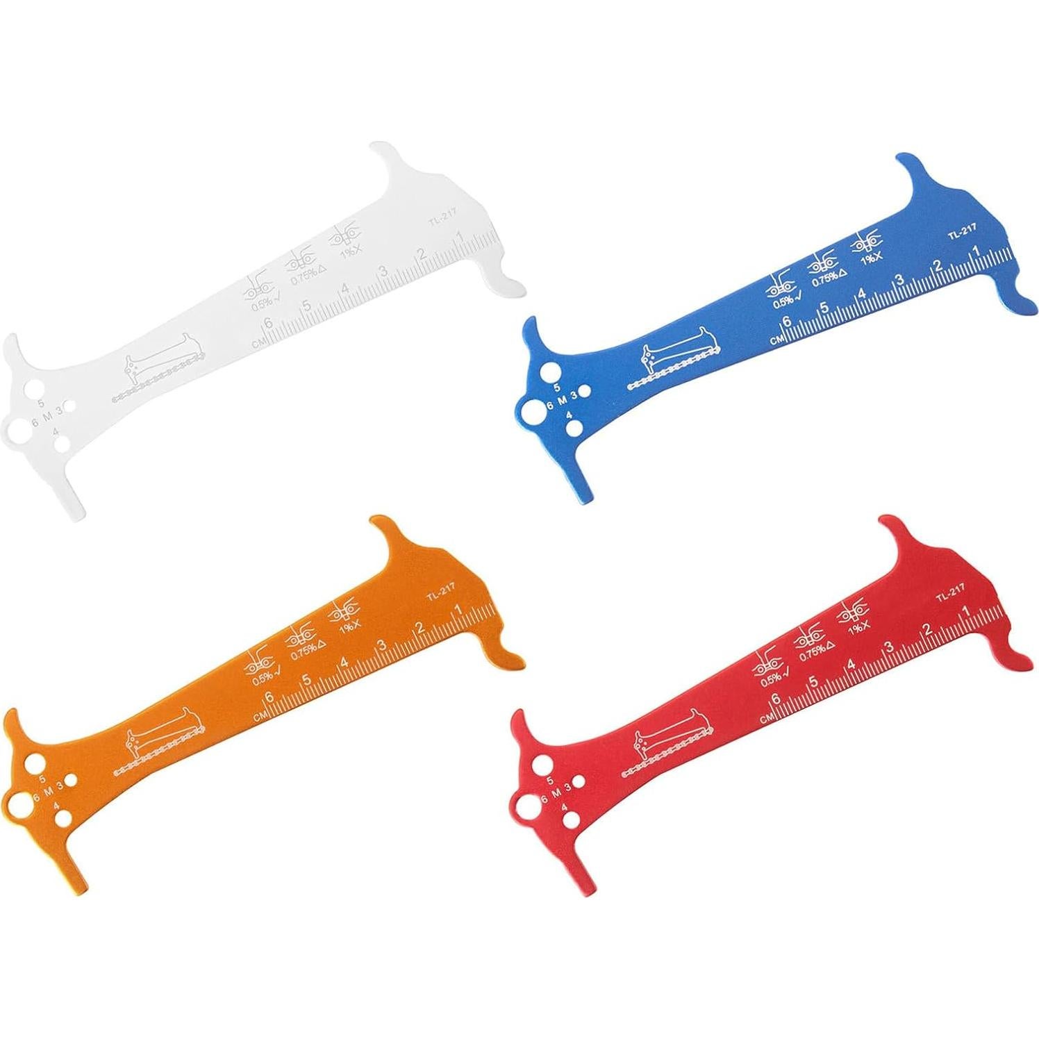 Medidor de Cadena de Bicicleta ZHIZHOUNEY Aluminio 130x50mm