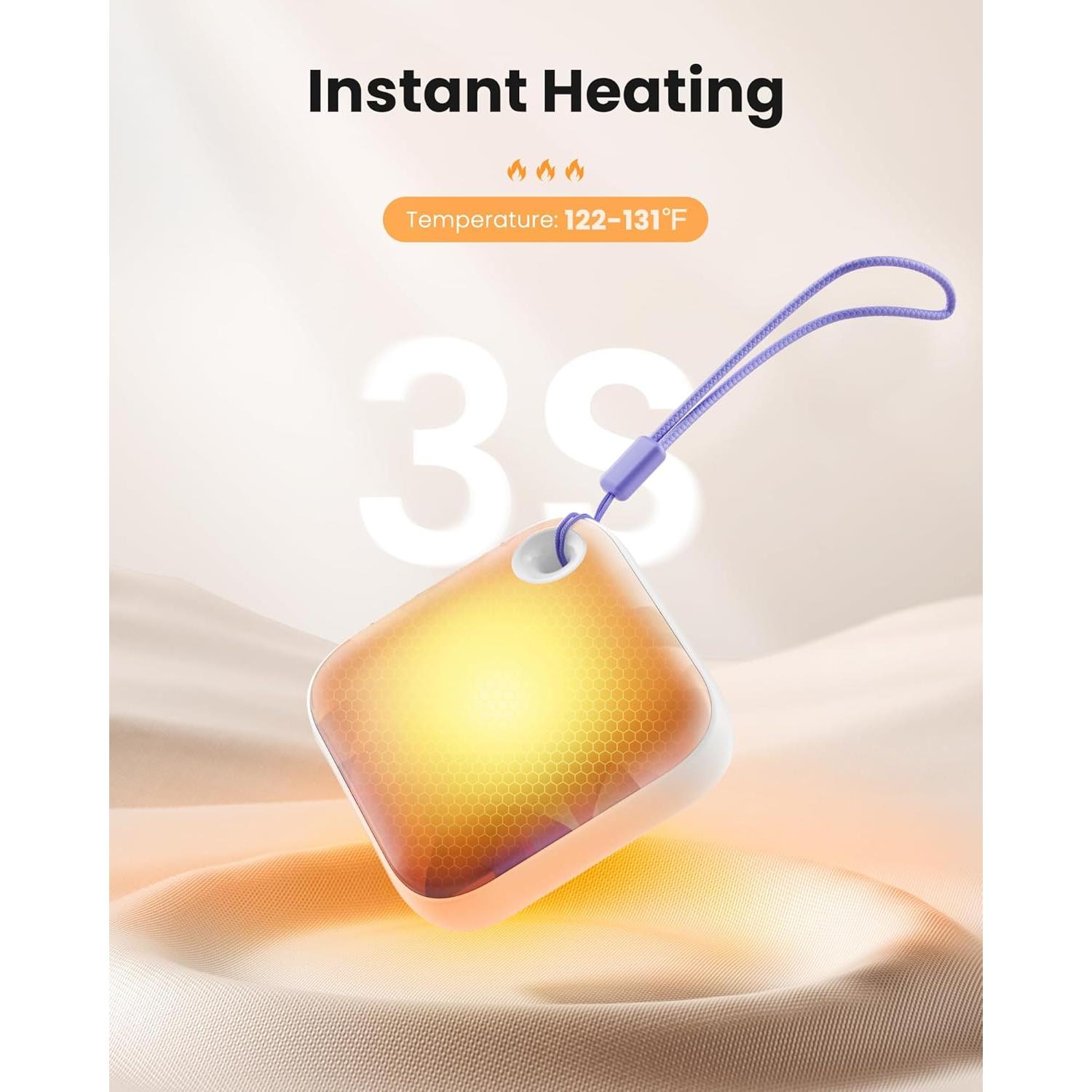 Calentador de Manos Recargable Gaiatop Doble Cara con Linterna