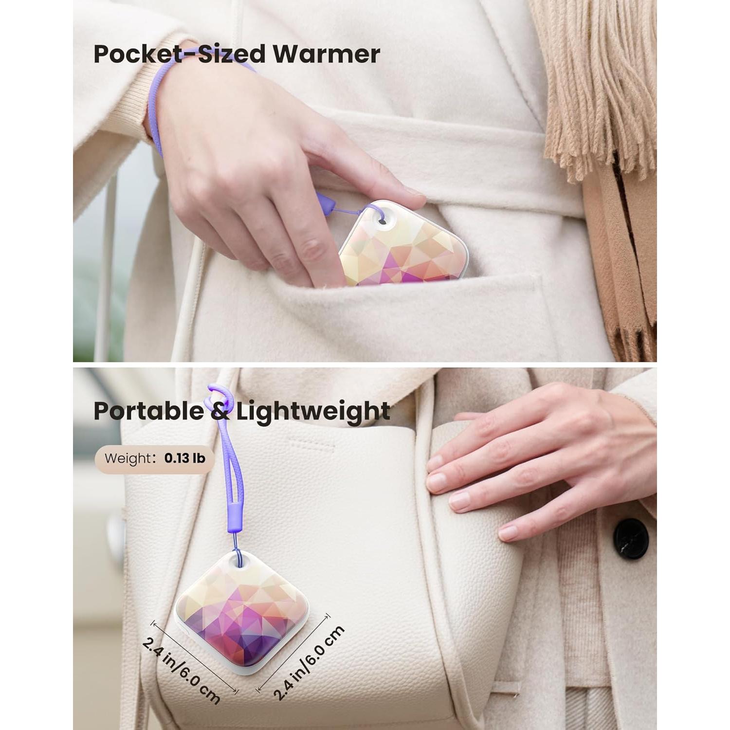 Calentador de Manos Recargable Gaiatop Doble Cara con Linterna