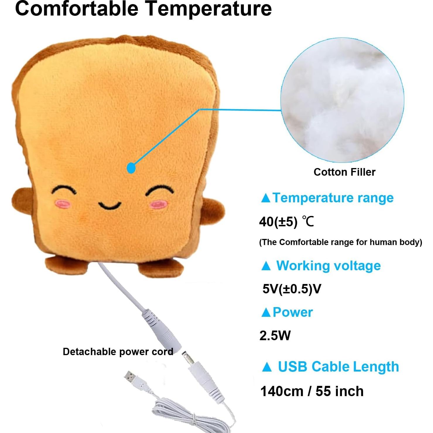 Guantes Calentadores USB Genérico FGF-BQST-YW Amarillo