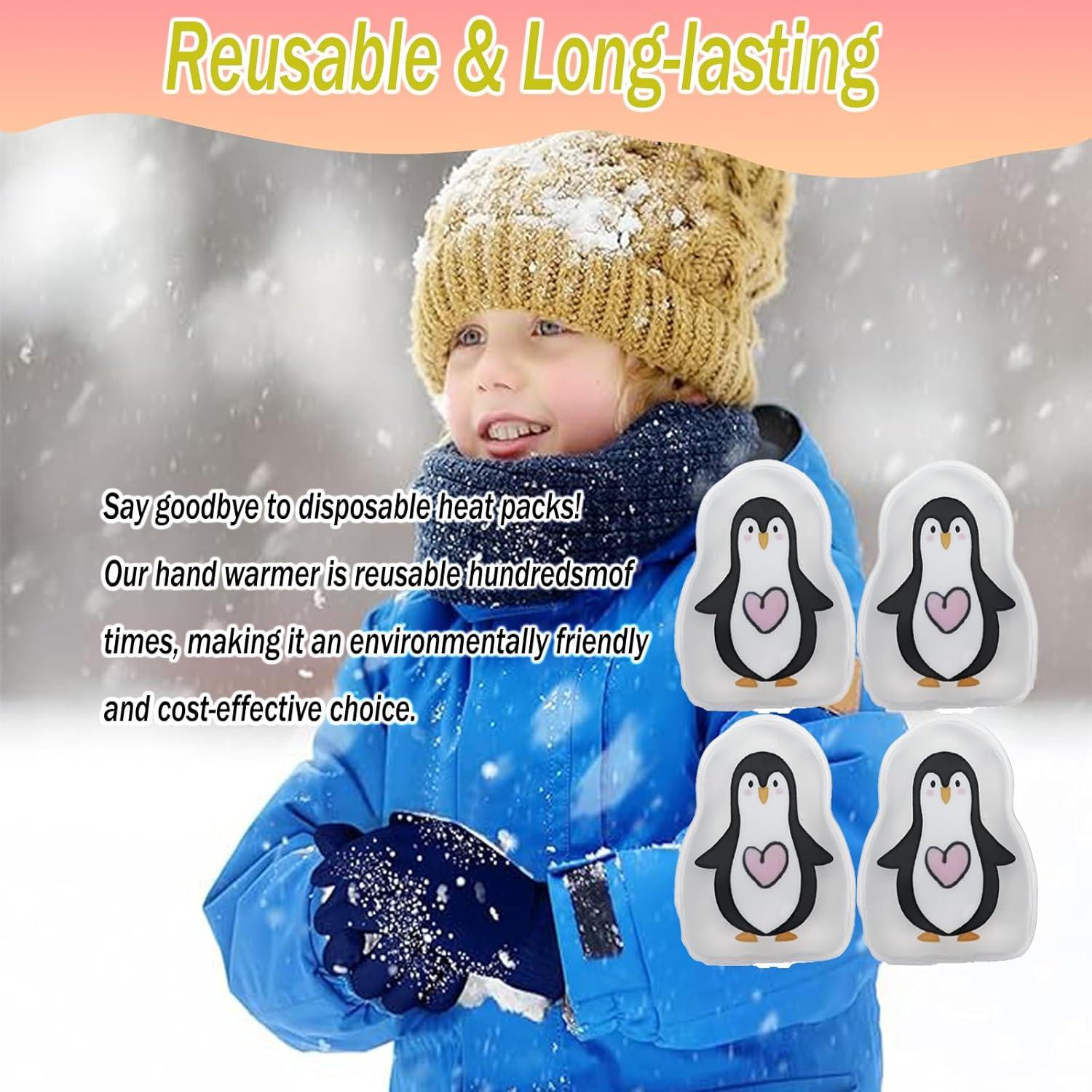 Calentadores de Manos Reutilizables KUKUGO - Paquete de 4