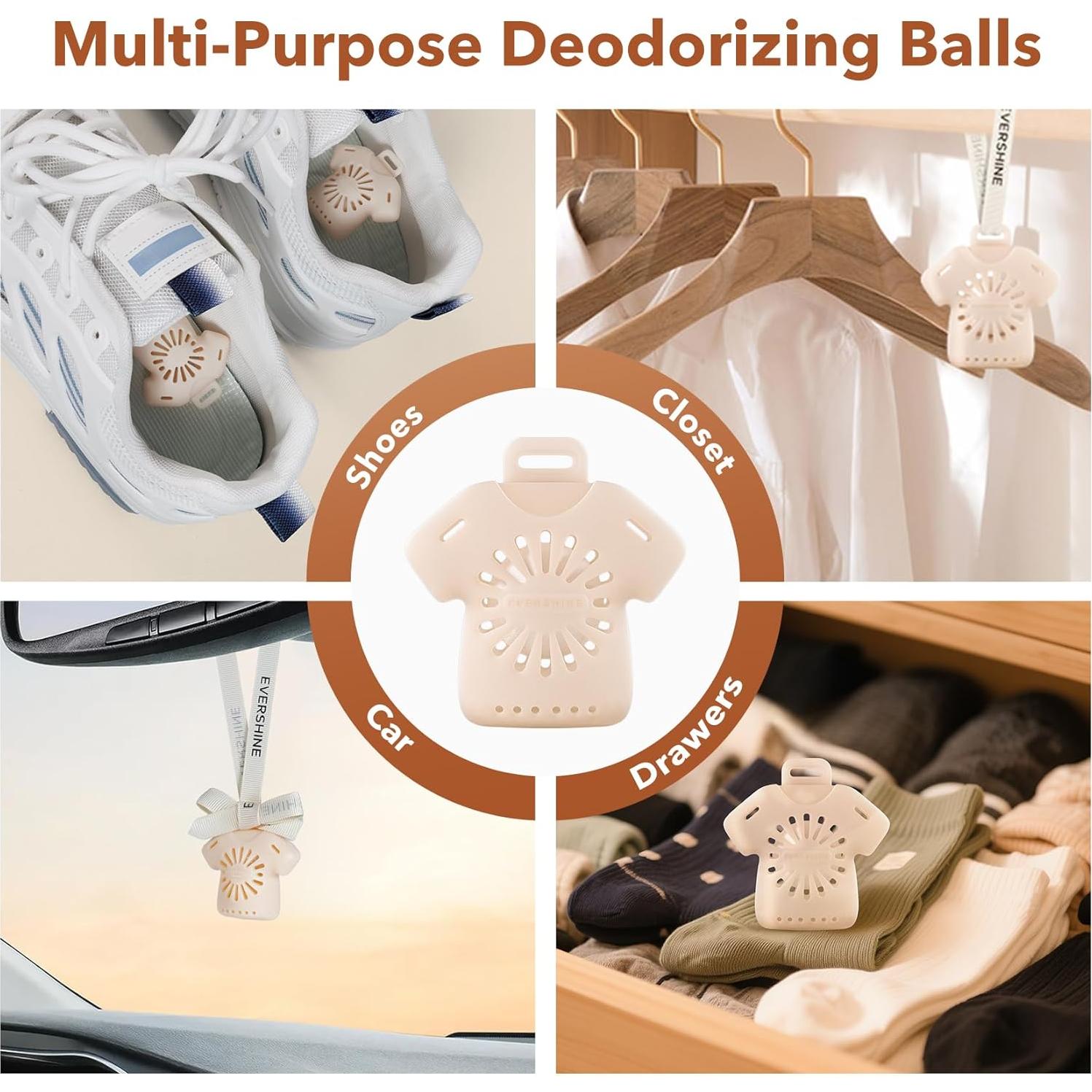 Bolas Desodorantes para Zapatos Meufi - Eliminación Olores 6 Pzas