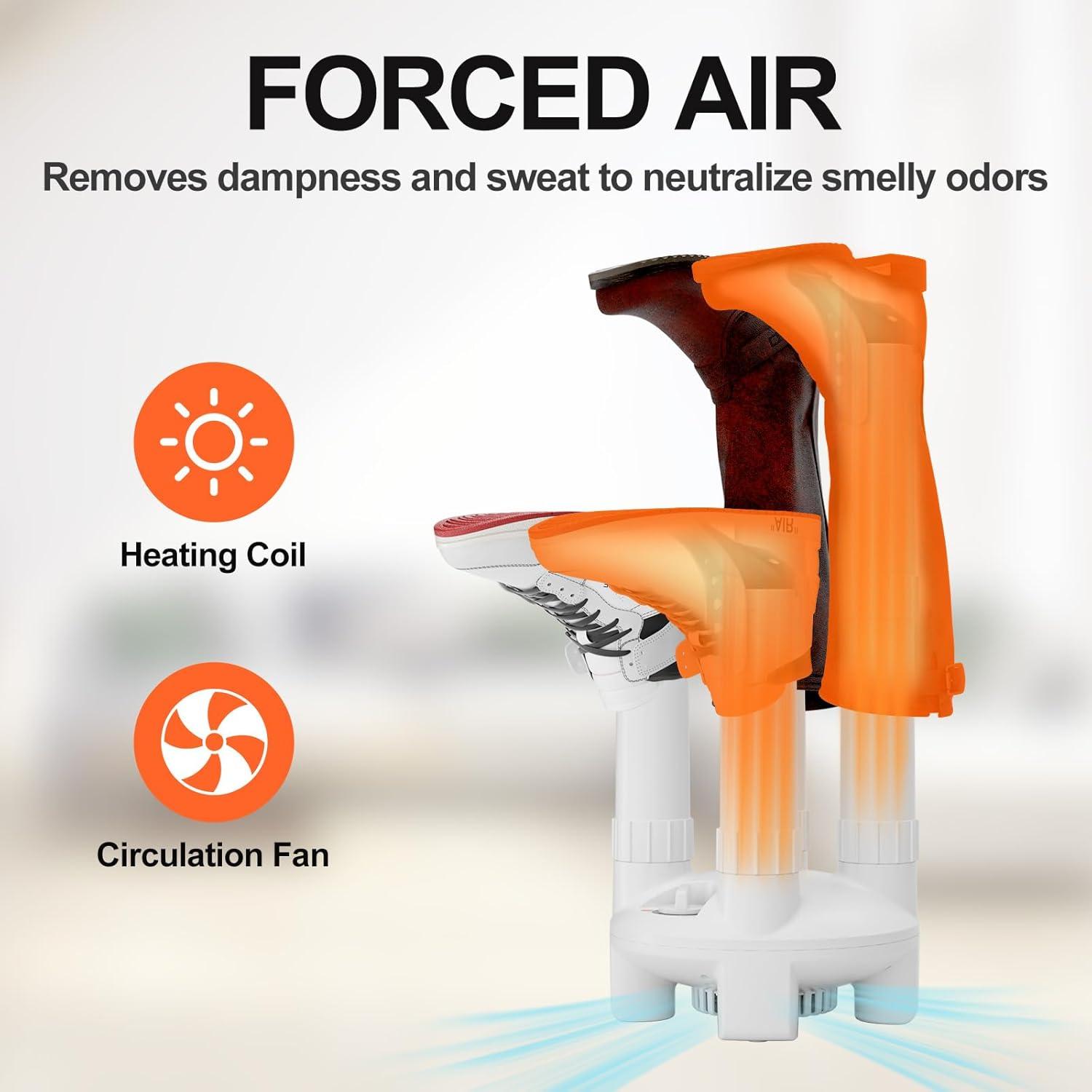 Secador de Botas y Zapatos RD-2000-W con Temporizador 250W