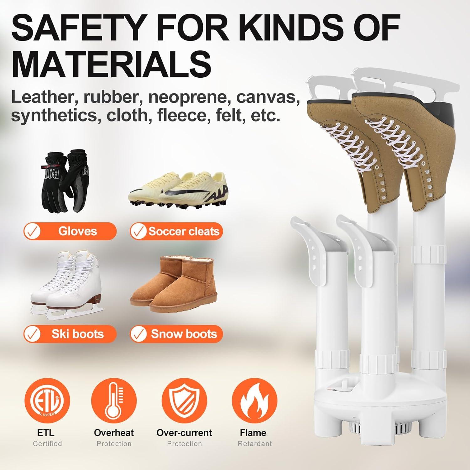 Secador de Botas y Zapatos RD-2000-W con Temporizador 250W