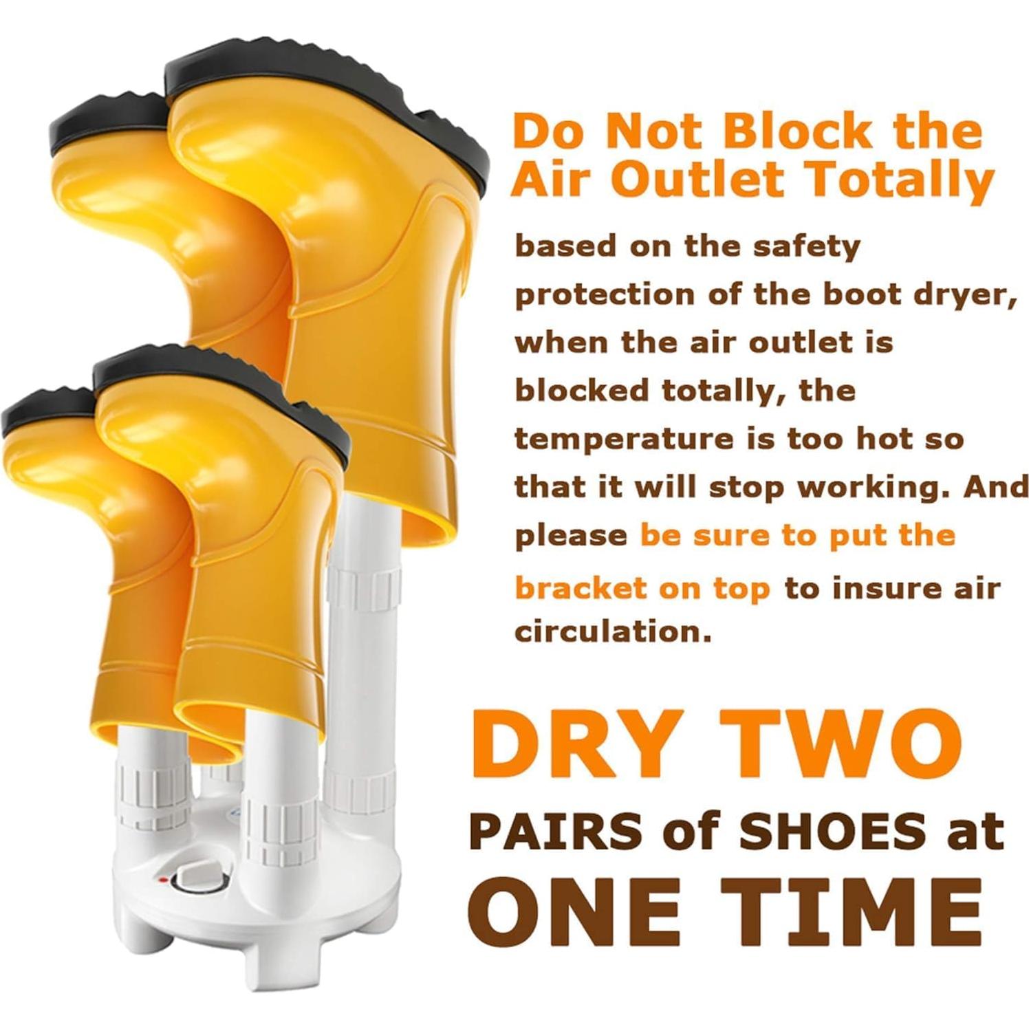 Secador de Botas y Zapatos RD-2000-W con Temporizador 250W