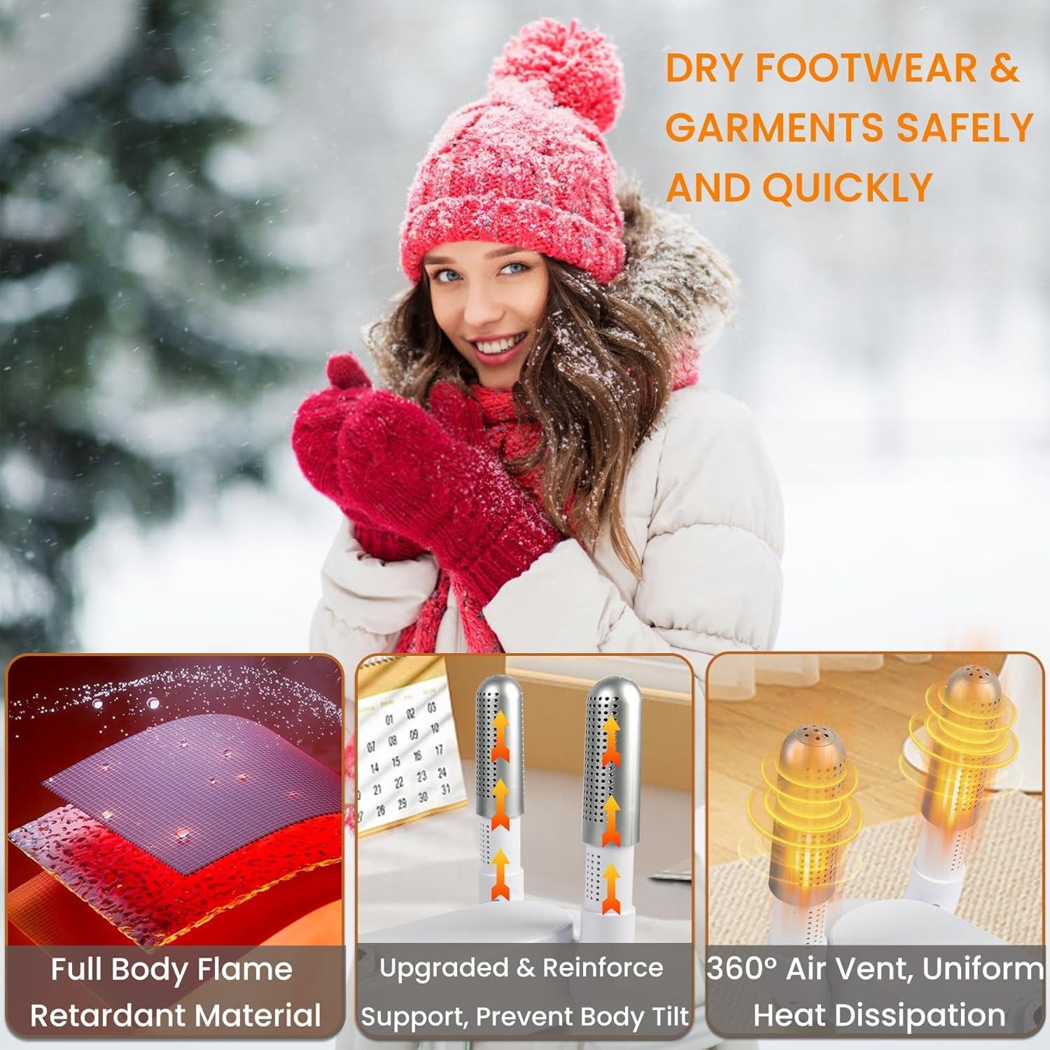 Secador de Zapatos Break The Waves 360° con Temporizador