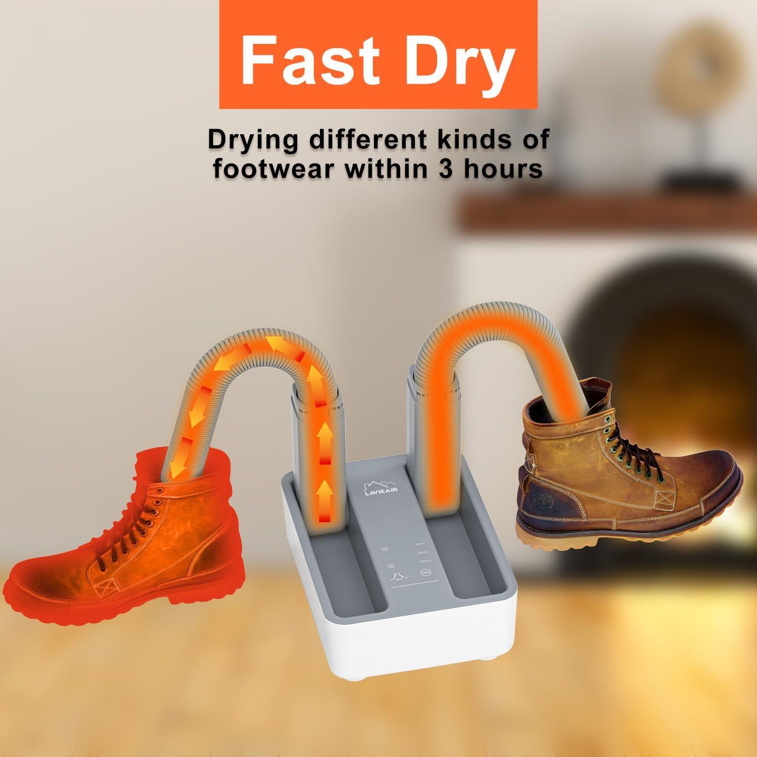 Secador de Botas LAVIEAIR RD-2000X - 180W, Temporizador y Ventilador