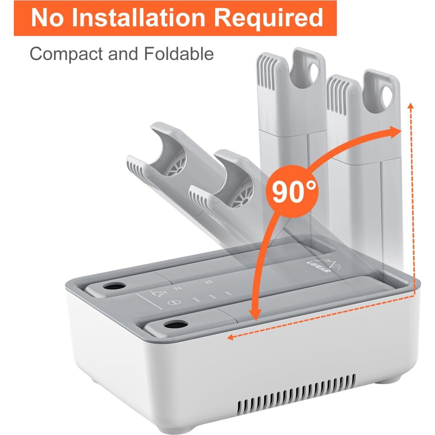 Secador de Botas LAVIEAIR RD-2000X - 180W, Temporizador y Ventilador