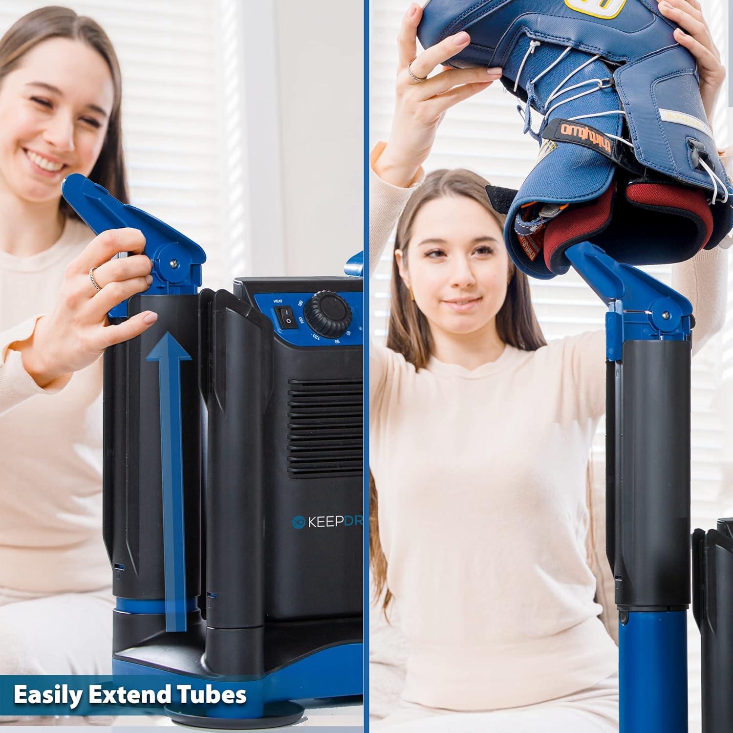 Secador de Botas KeepDry 250W con Calor Forzado y Temporizador