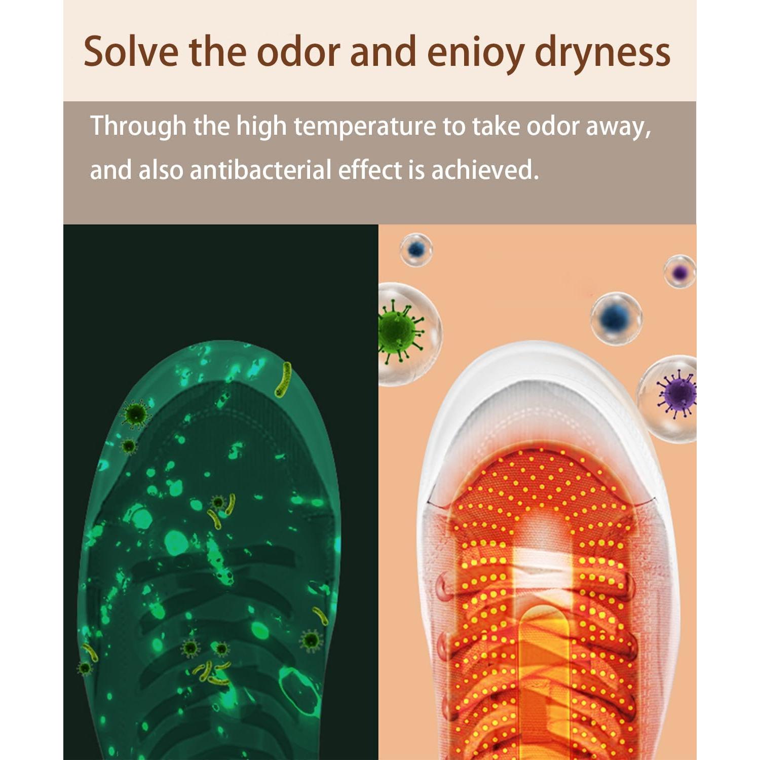 Secador de Botas Eléctrico Marfil con Temporizador 3/6/9 Horas