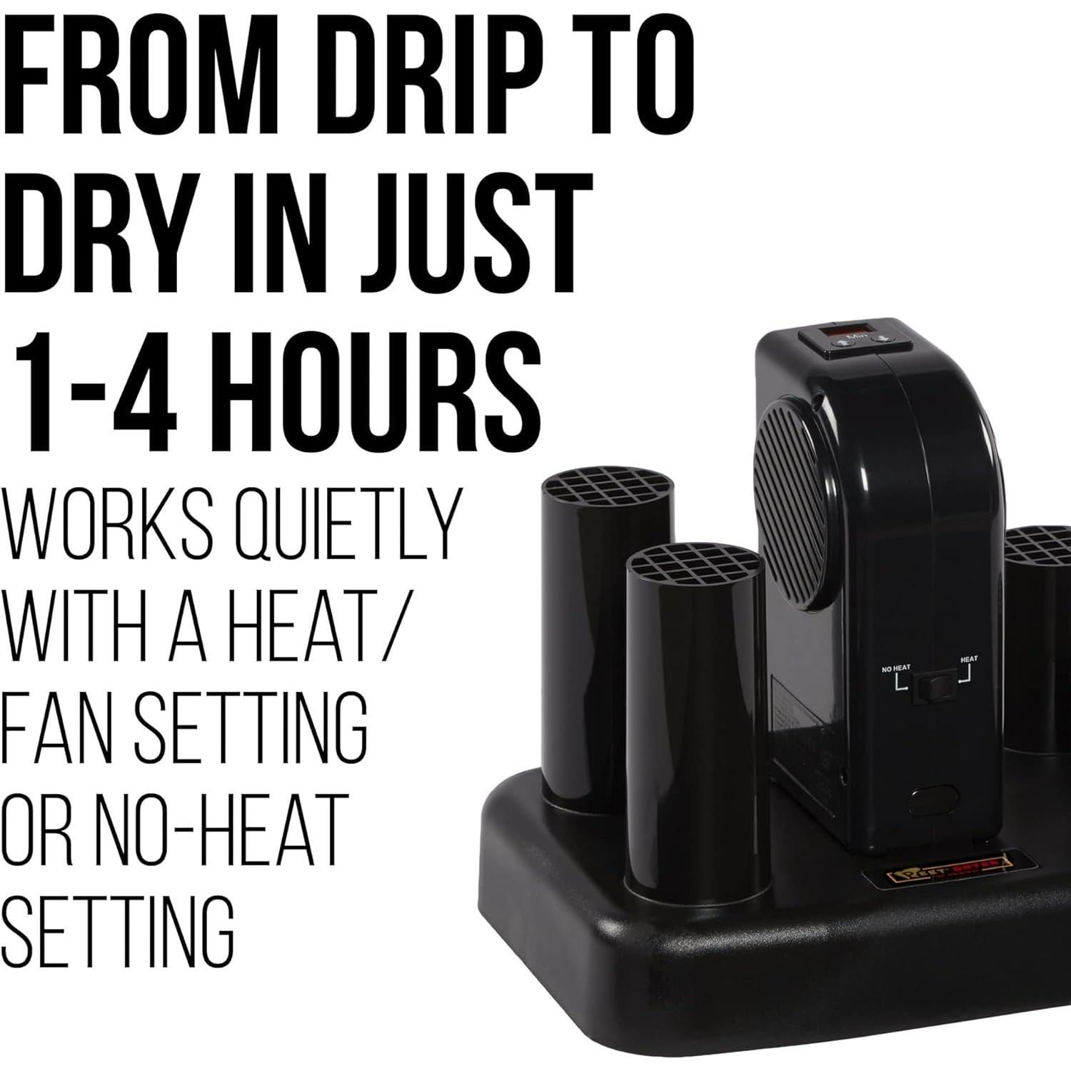 Secador Eléctrico de Calzado PEET Advantage Plus Negro