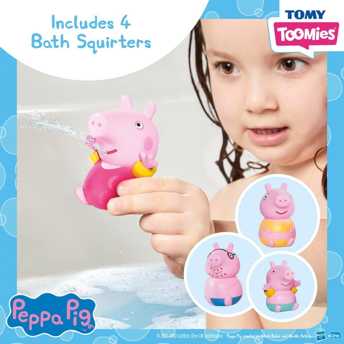 Set de Baño Peppa Pig Tomy Toomies con Flotador Unicornio