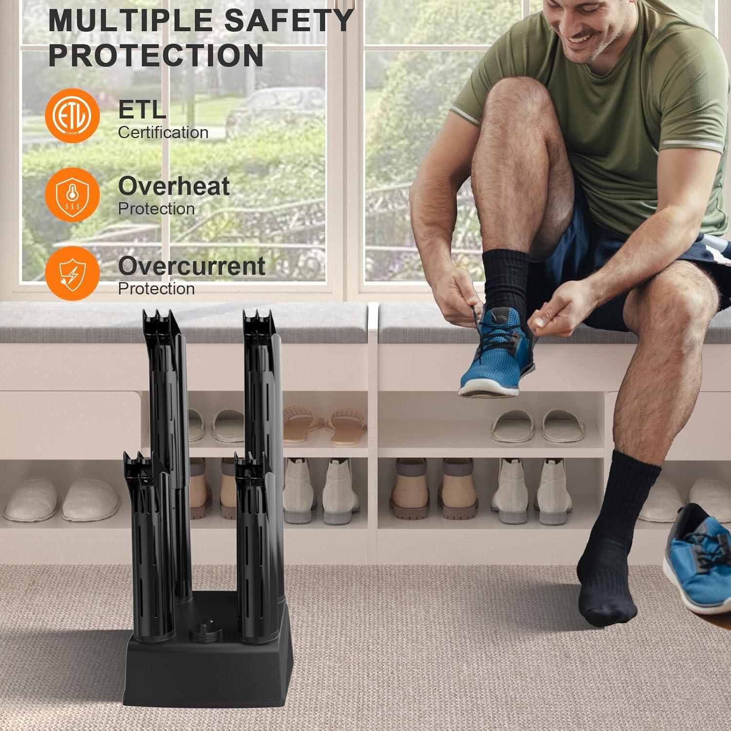 Secador de Botas NESOVI HM29760-1 con Ventilador y Temporizador