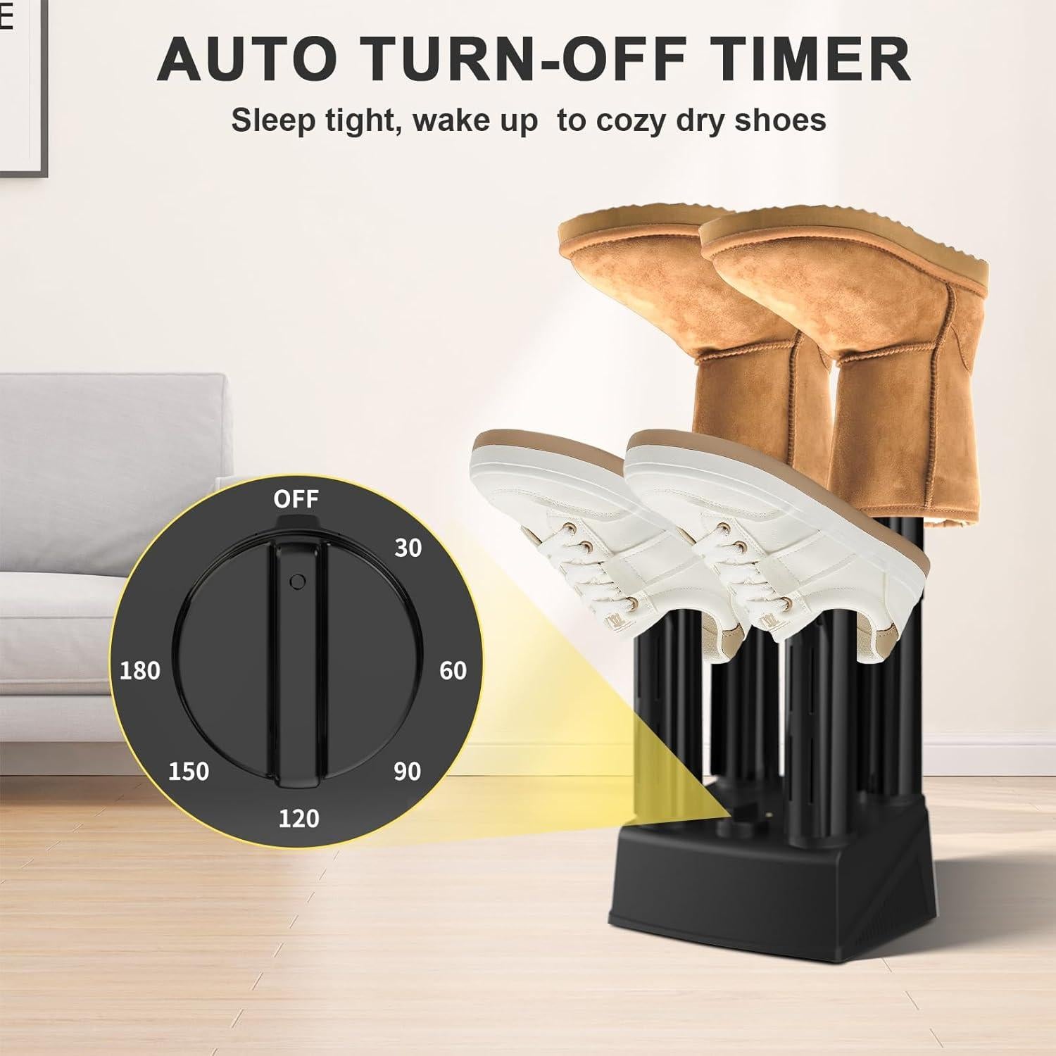 Secador de Botas NESOVI HM29760-1 con Ventilador y Temporizador