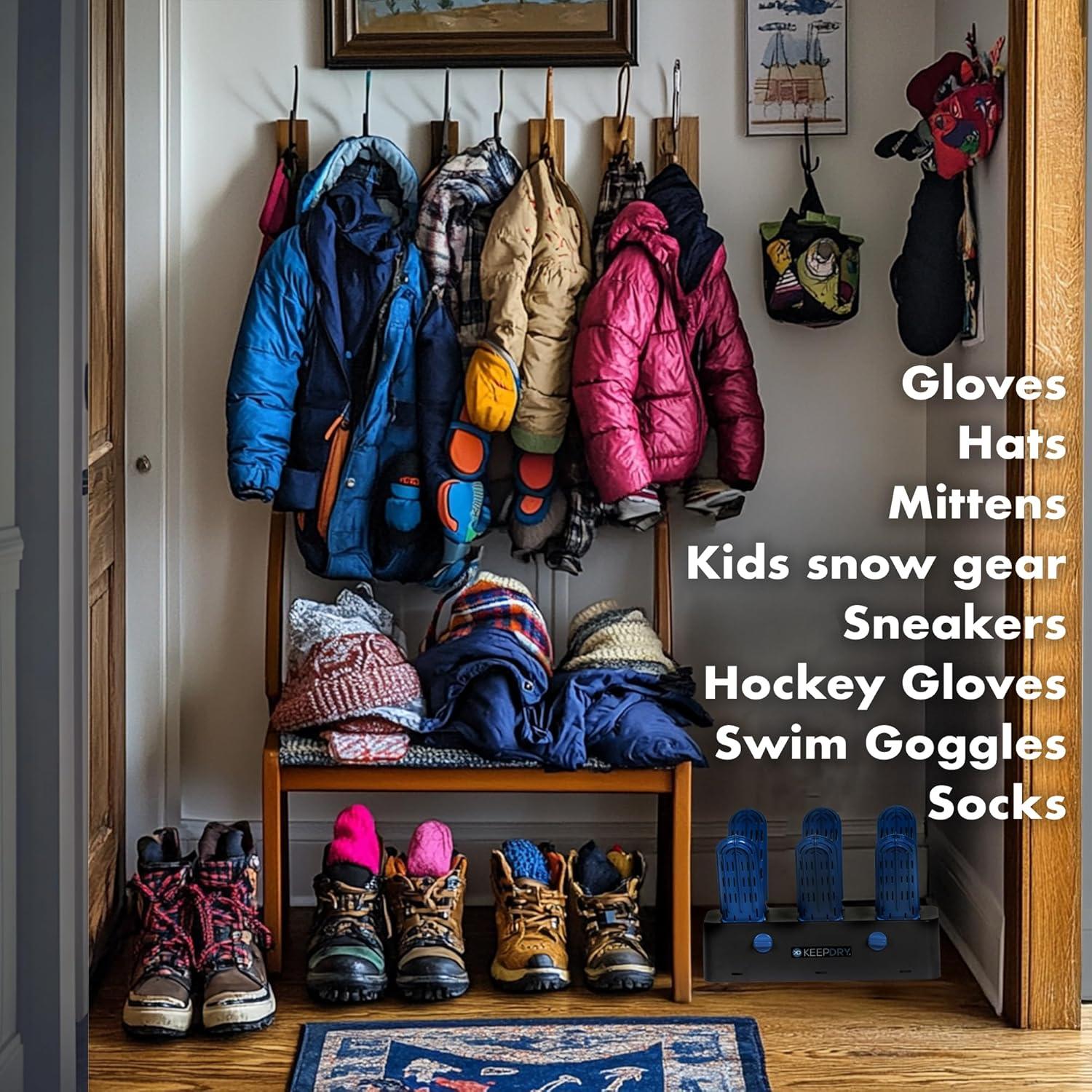 Secador Ecológico de Guantes KEEPDRY 54543 - Multiusos Azul