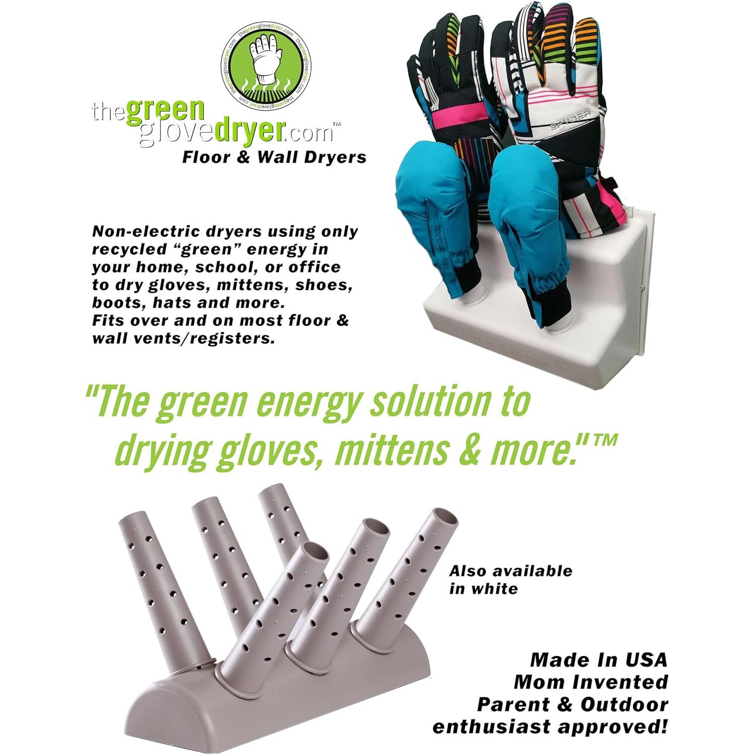 Secador Ecológico Blanco para Guantes y Sombreros EcoDryer