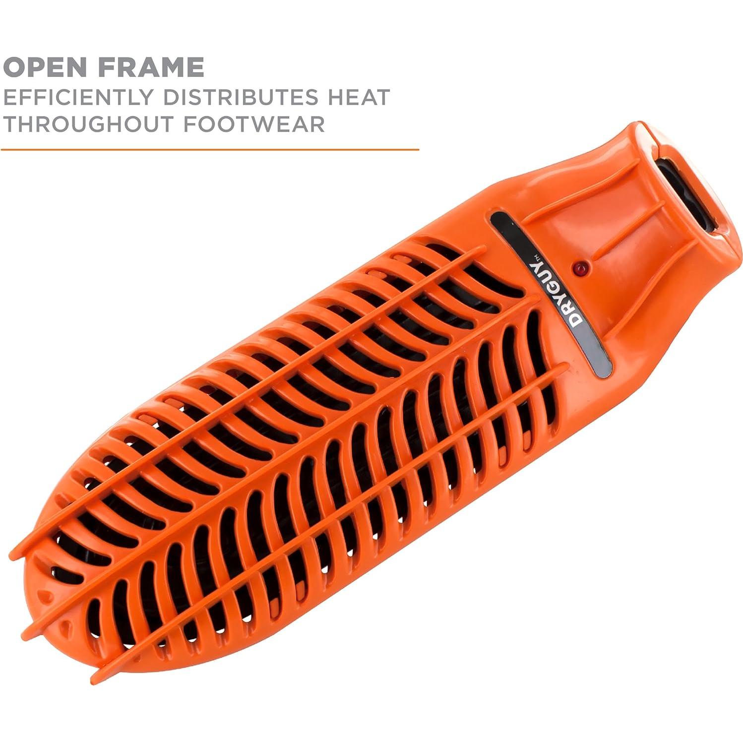 Secador de zapatos portátil DryGuy Travel Dry - Naranja y negro