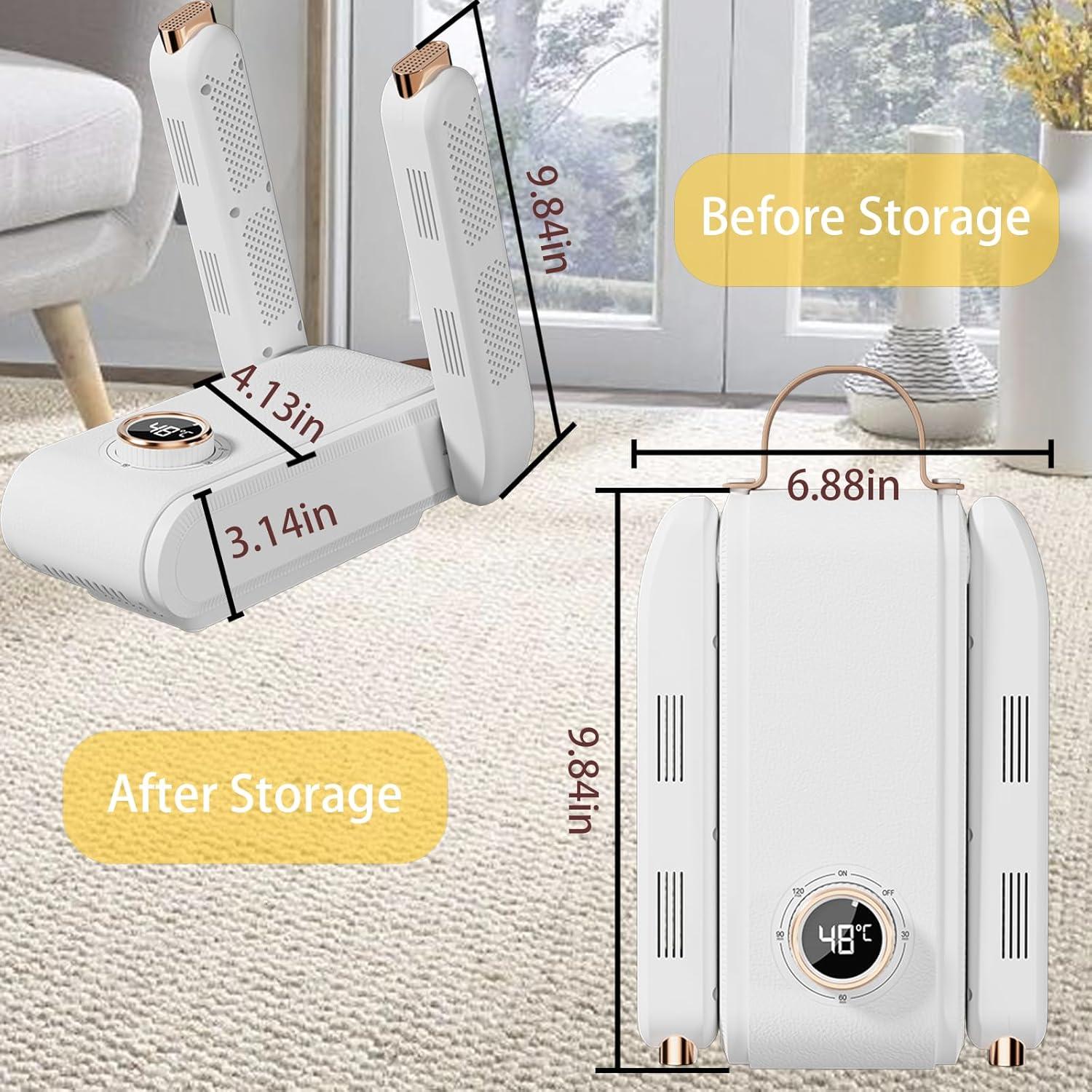 Secador de Botas Hynhsun con Temporizador y Desodorante - Blanco