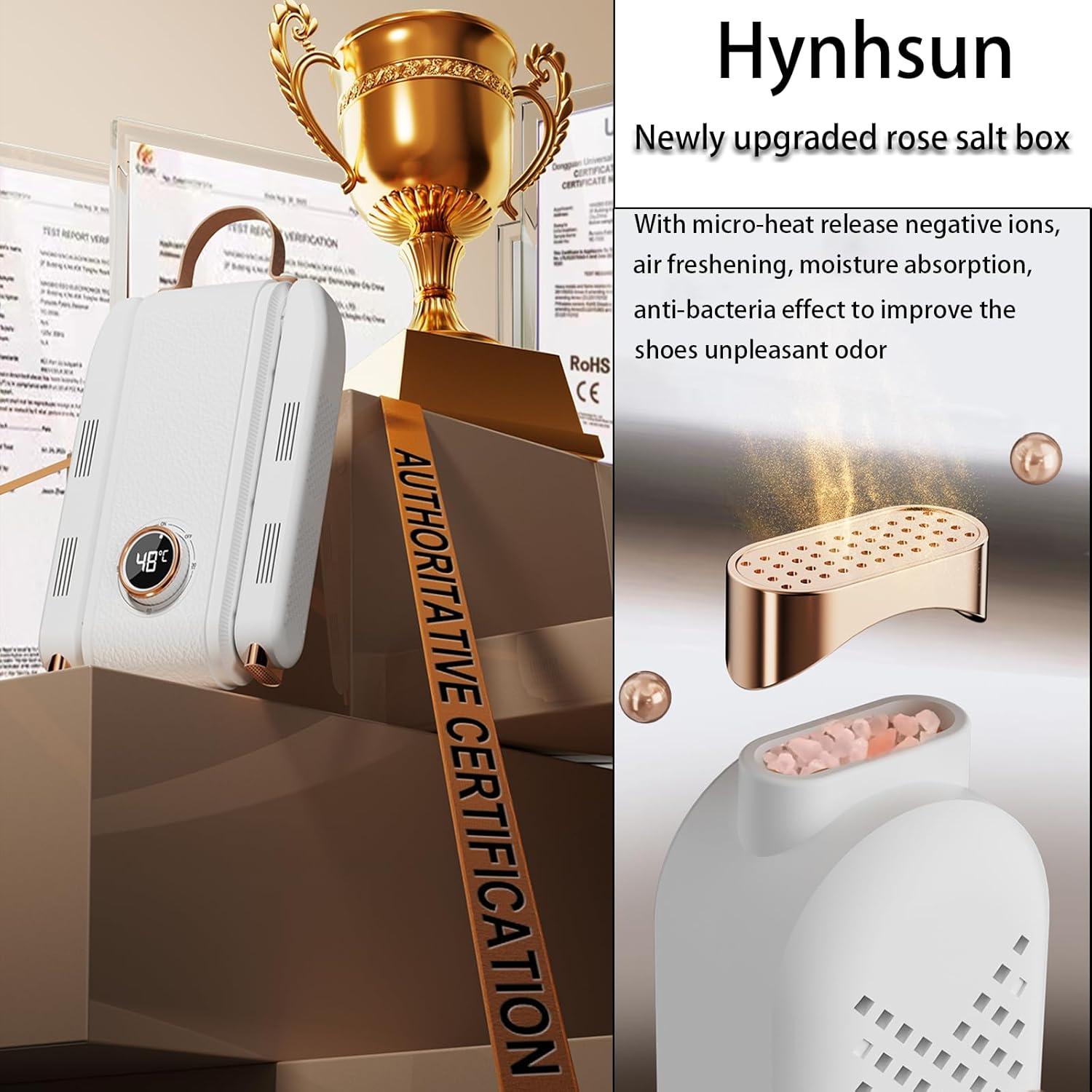 Secador de Botas Hynhsun con Temporizador y Desodorante - Blanco