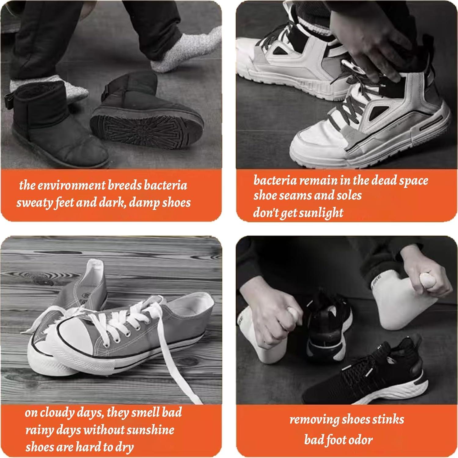 Secador de Botas Hynhsun con Temporizador y Desodorante - Blanco