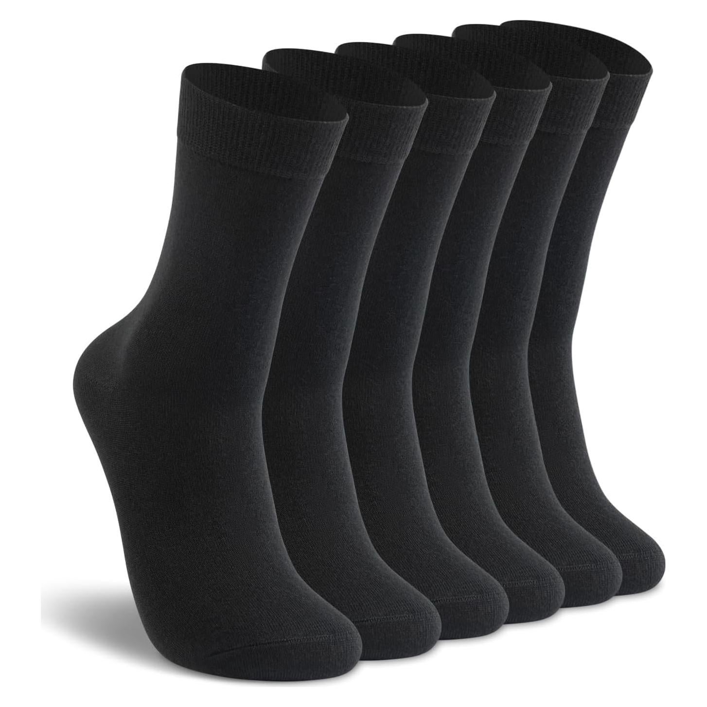 Calcetines de lana merino LIXIA para mujer - 3 pares negros