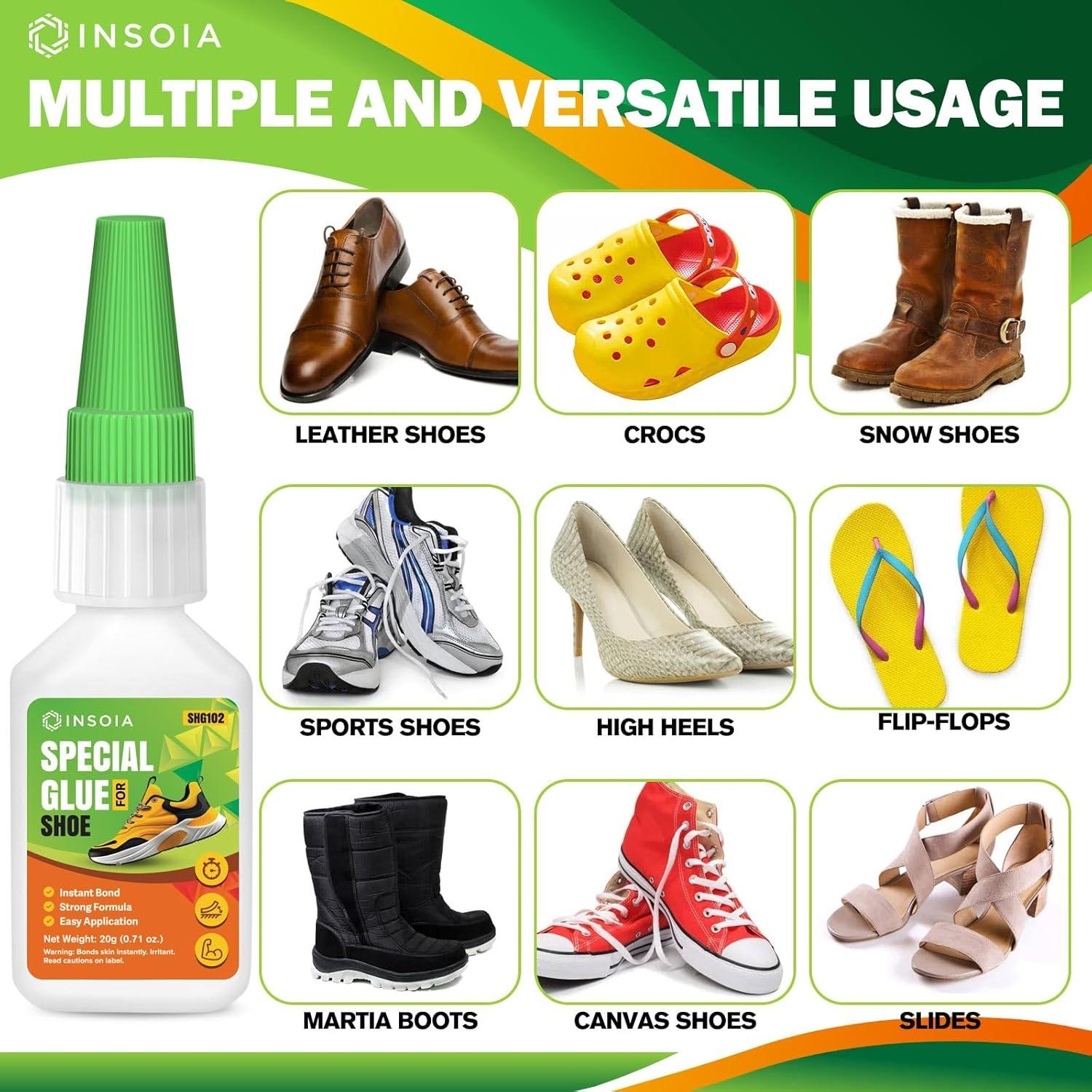Pegamento Super Claro INSOIA 20g para Reparación de Zapatos