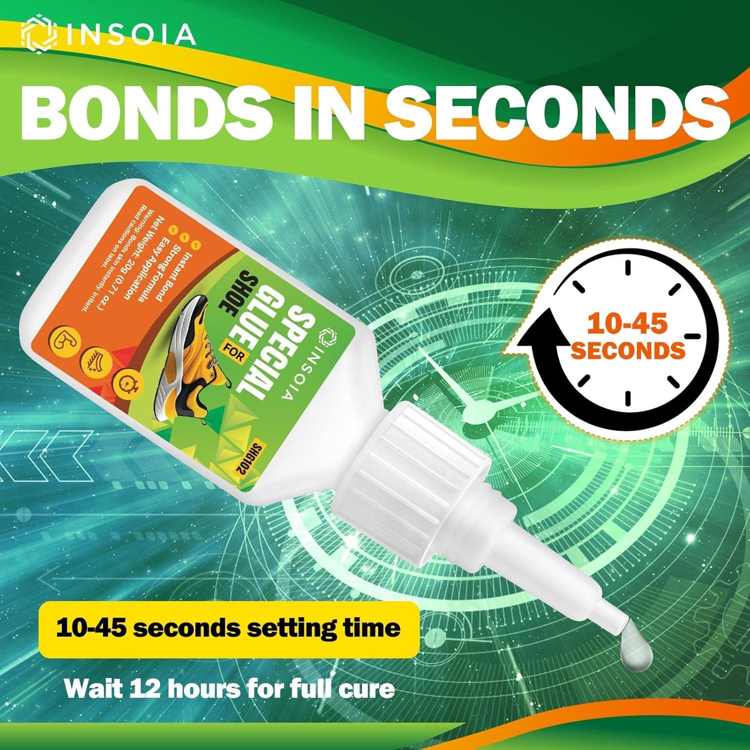 Pegamento Super Claro INSOIA 20g para Reparación de Zapatos