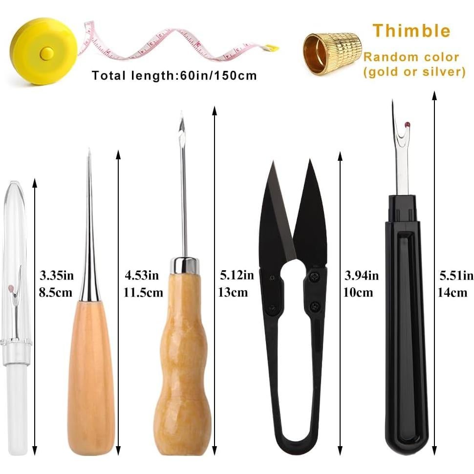 Kit de Costura BAGERLA para Reparación de Tapicería 32 Piezas