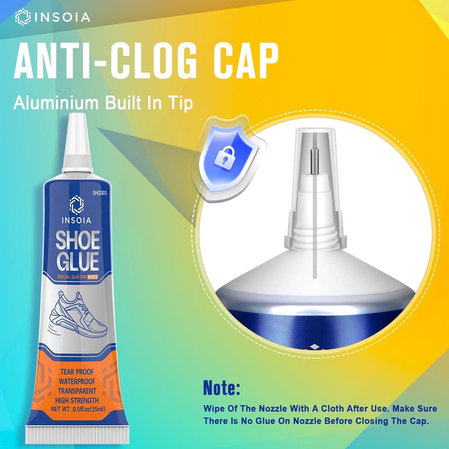 Kit de Reparación de Suelas de Zapatos INSOIA 30 ml Impermeable