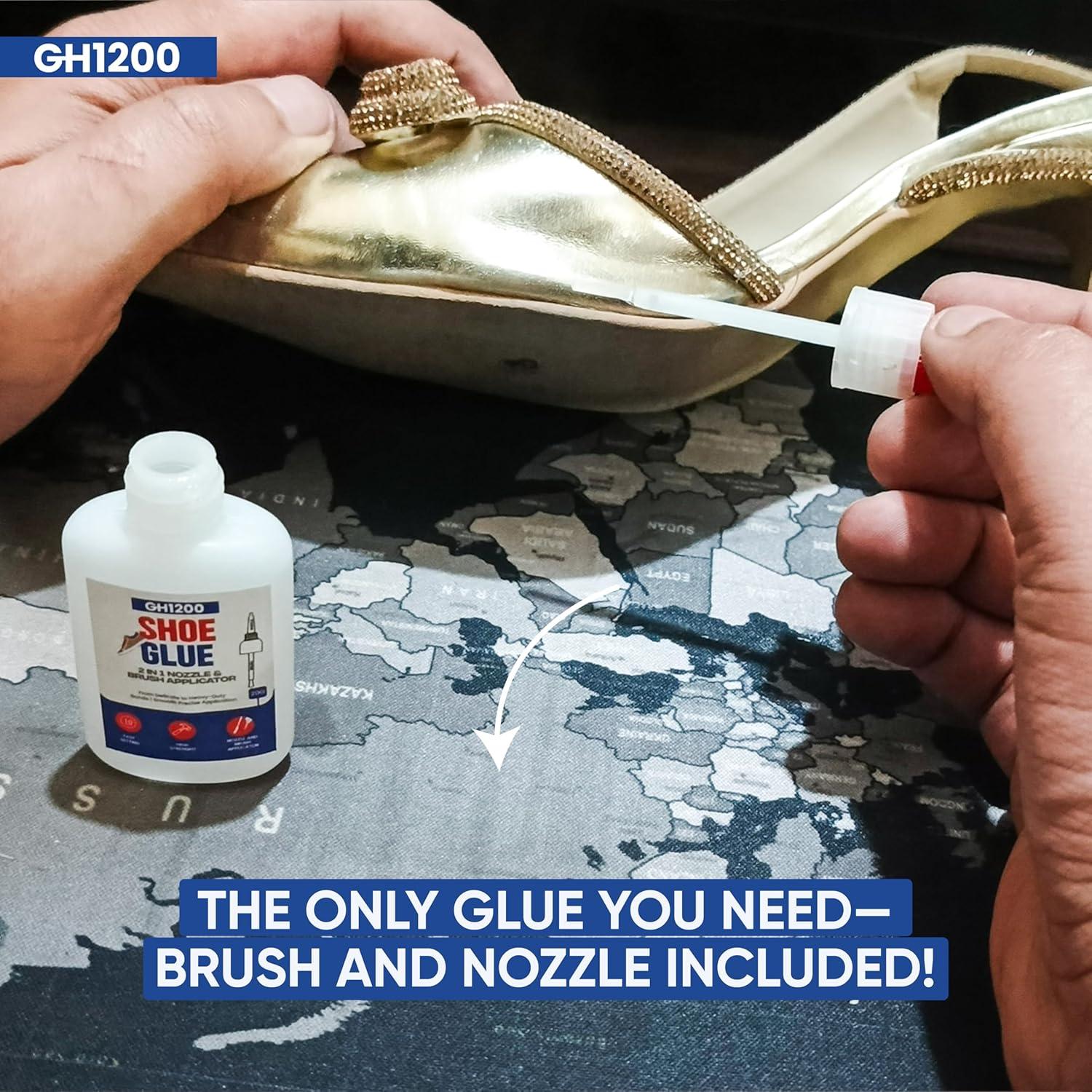 GH1200 Pegamento para Zapatos 20g con Brocha y Boquilla
