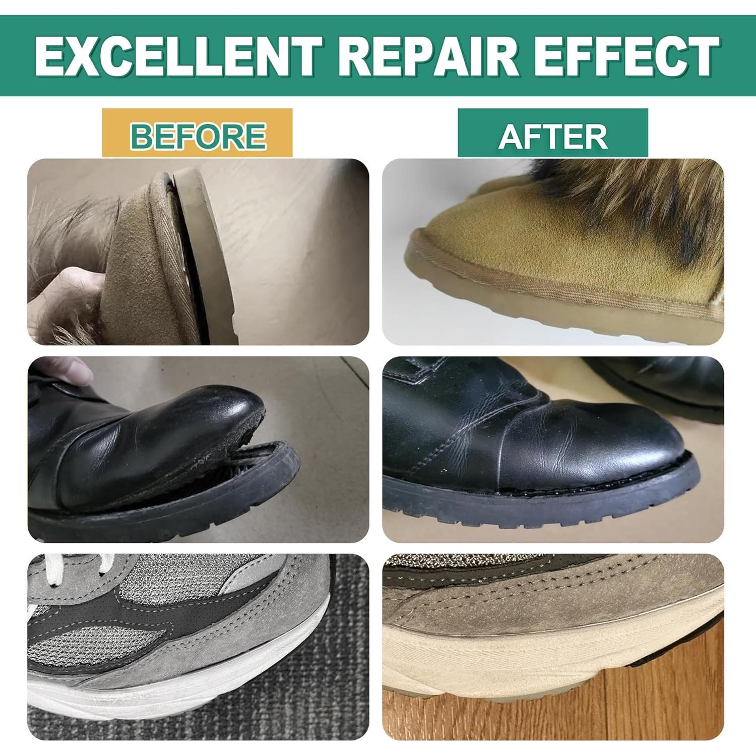 Pegamento para Zapatos GleamGlee 20ml x 2, Impermeable y Flexible