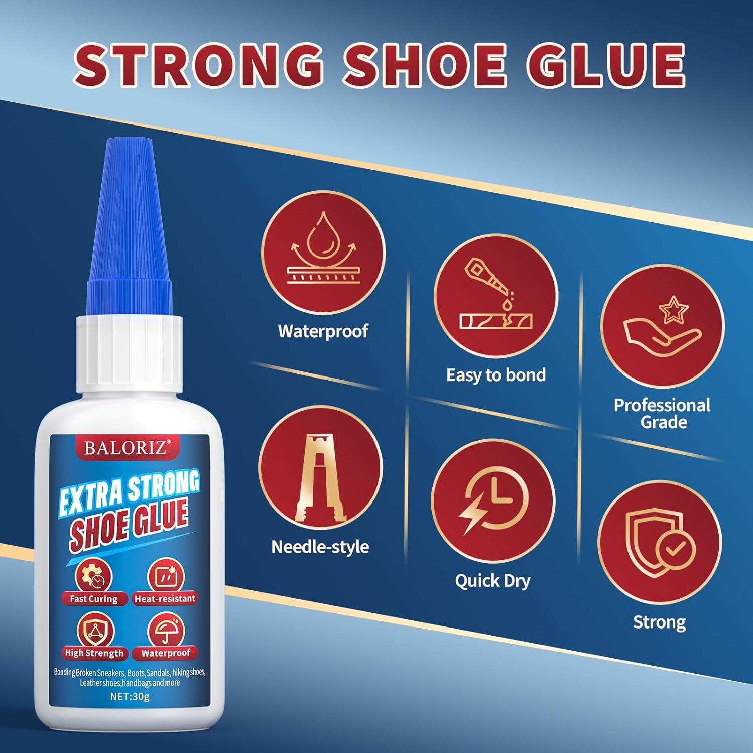 Pegamento para Zapatos BALORIZ 30g - Adhesivo Fuerte Secado Rápido