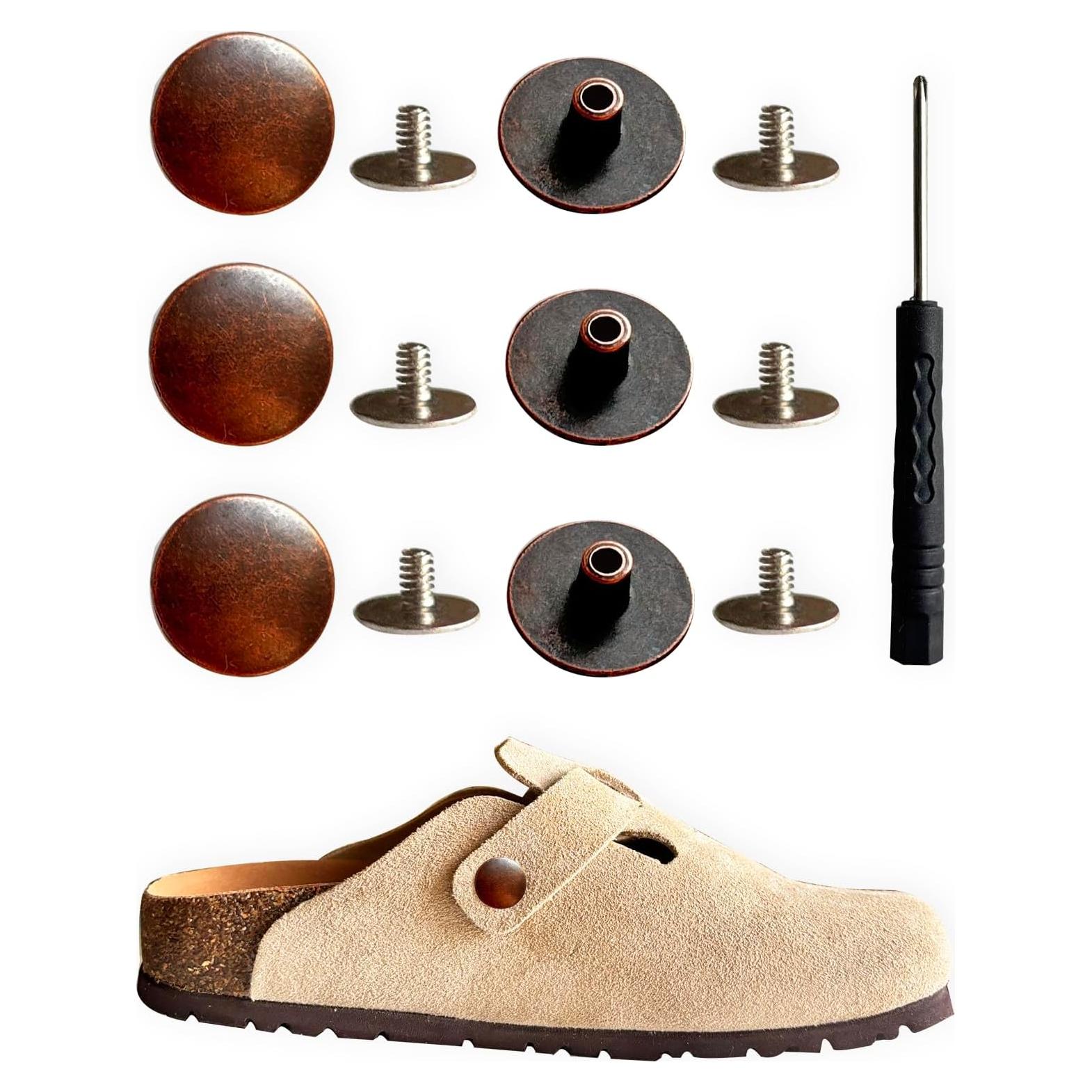 Remaches de Reemplazo Lopau para Zuecos Boston - Kit 12 Piezas