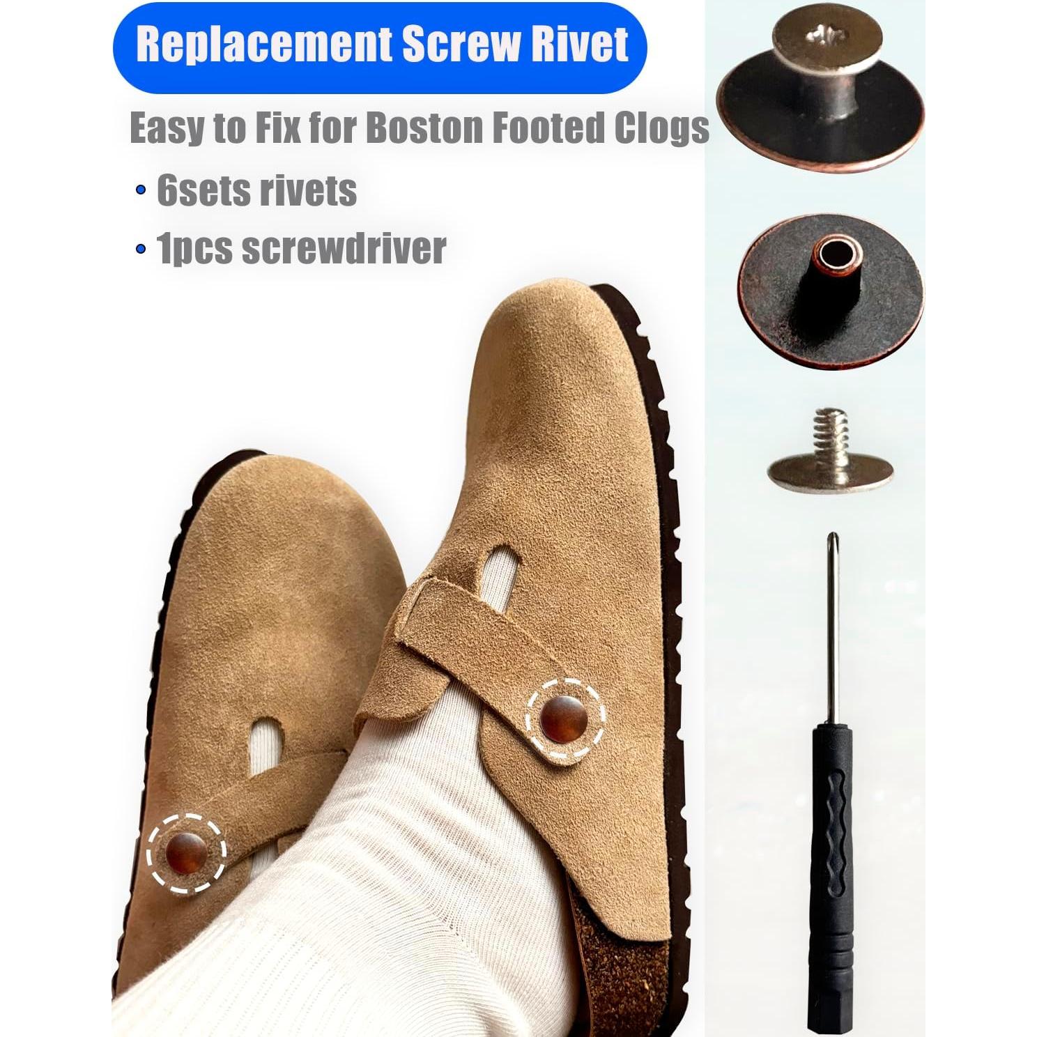 Remaches de Reemplazo Lopau para Zuecos Boston - Kit 12 Piezas