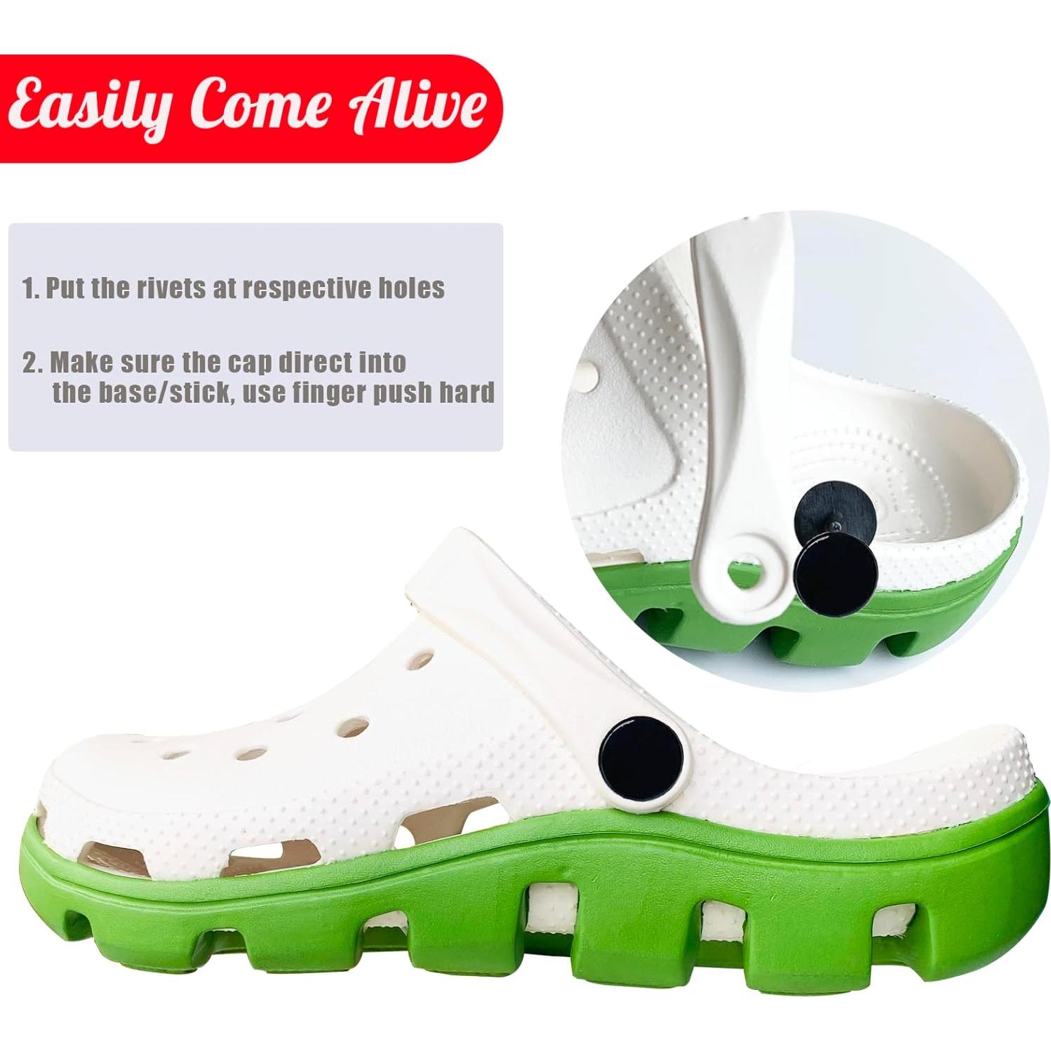 Remaches de Reemplazo Lopau para Zuecos EVA - 10 Sets