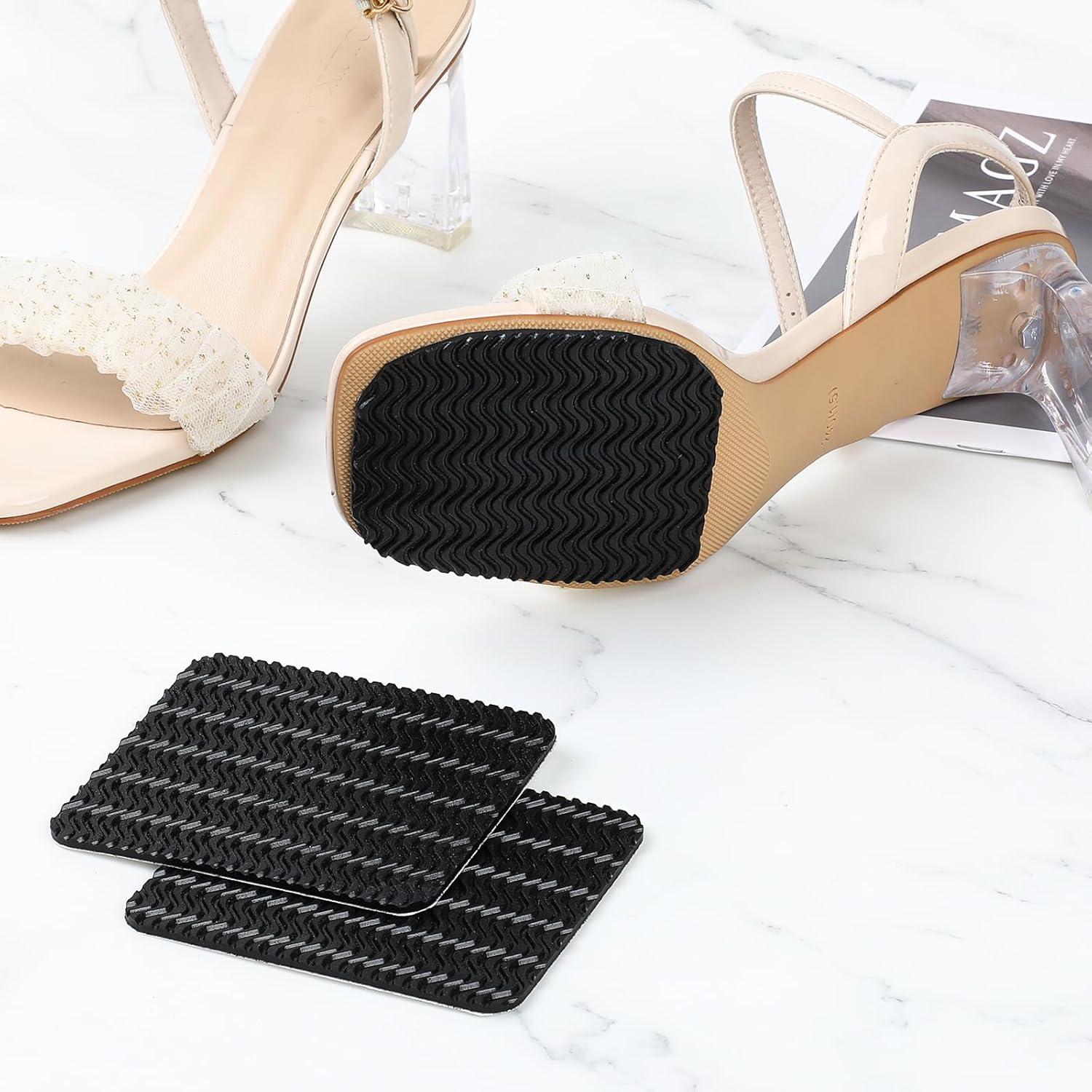 Kit de Reparación de Tacones de Zapatos COMNICO 4 Pcs Antideslizantes