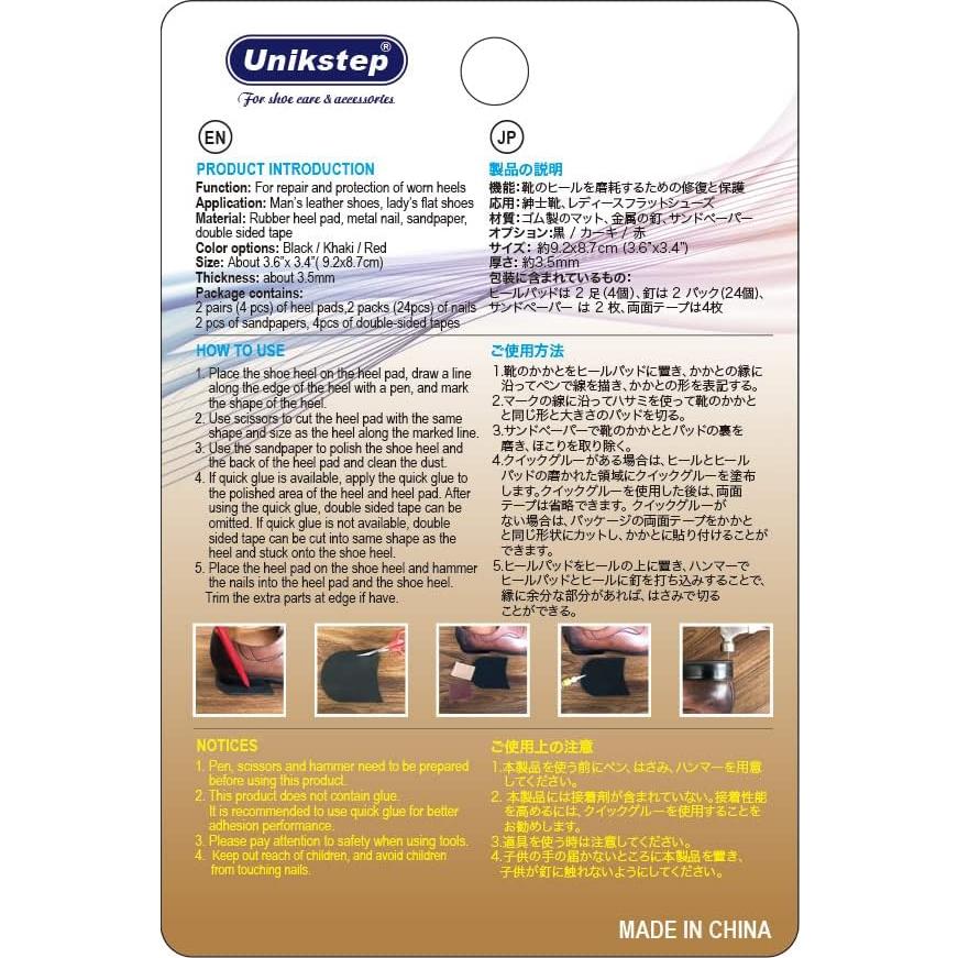 Almohadillas para Tacones Unikstep - Kit de Reparación Antideslizante