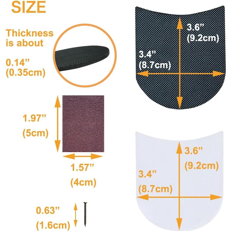 Almohadillas para Tacones Unikstep - Kit de Reparación Antideslizante
