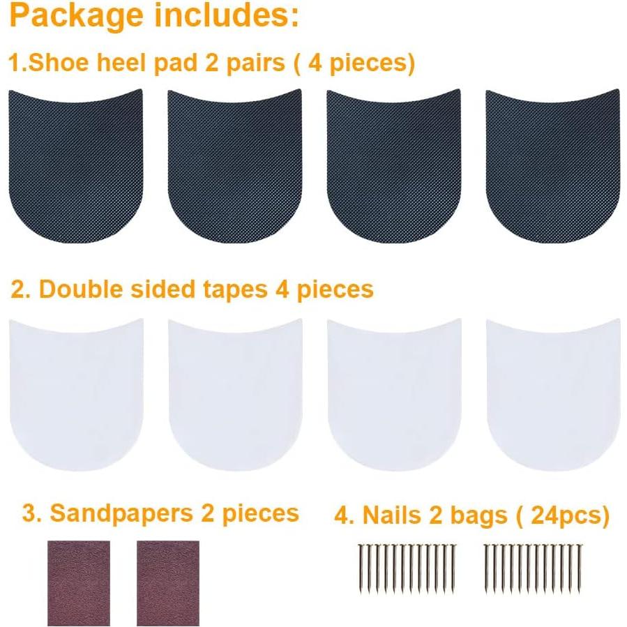 Almohadillas para Tacones Unikstep - Kit de Reparación Antideslizante