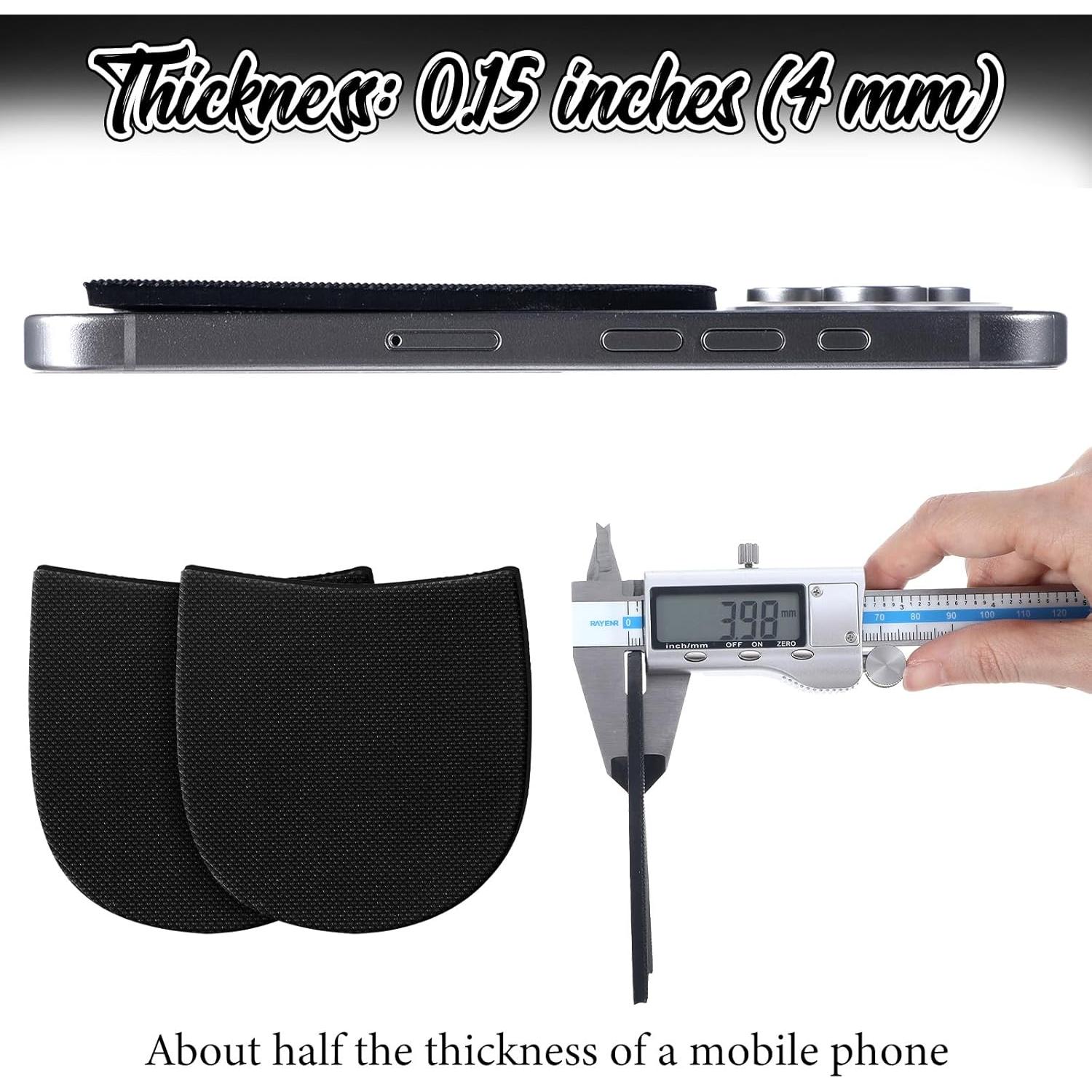 Tapones de goma antideslizantes Vin Beauty para zapatos - 2 pares