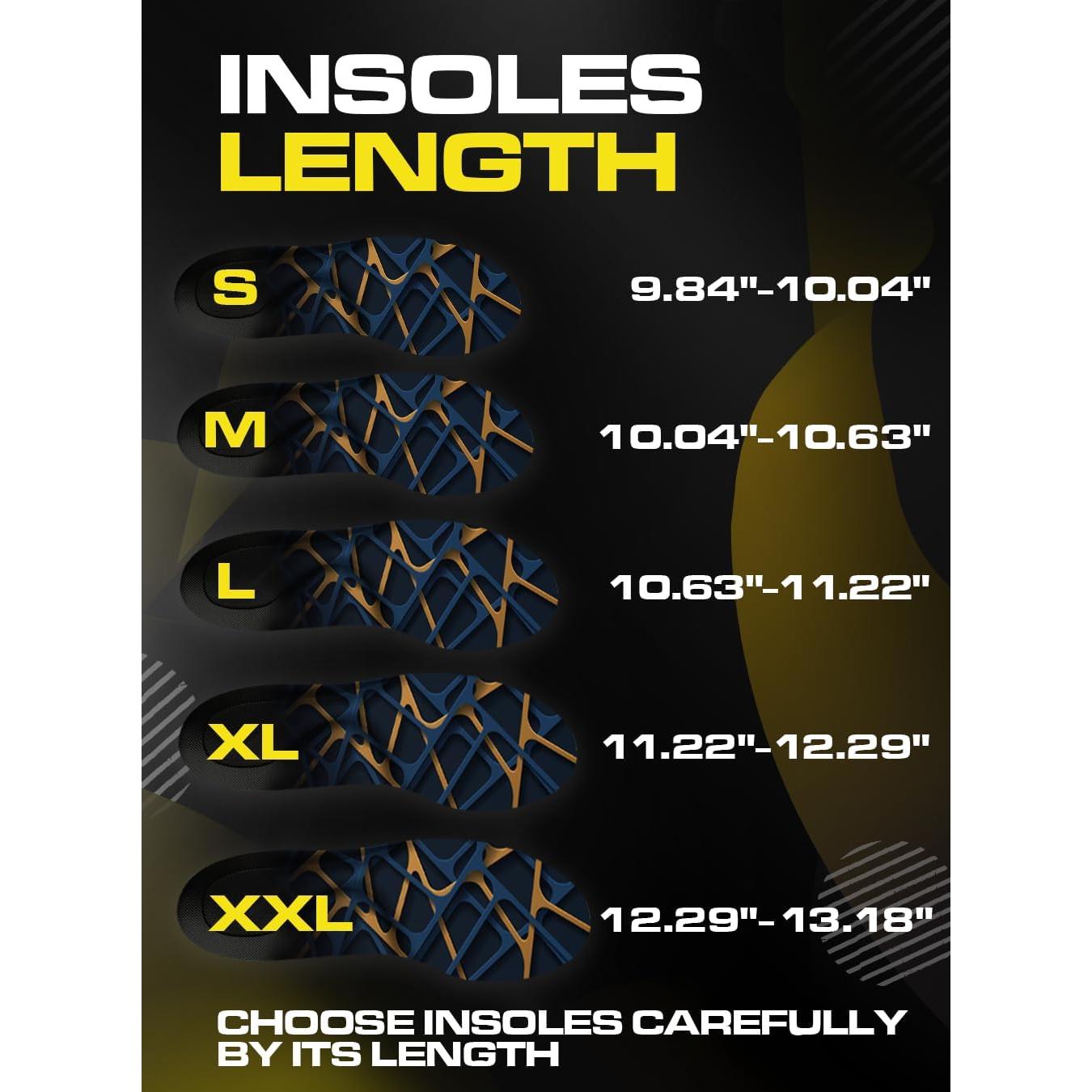 Plantillas Ortopédicas Antifatiga CRUVHEAL XL para Trabajo