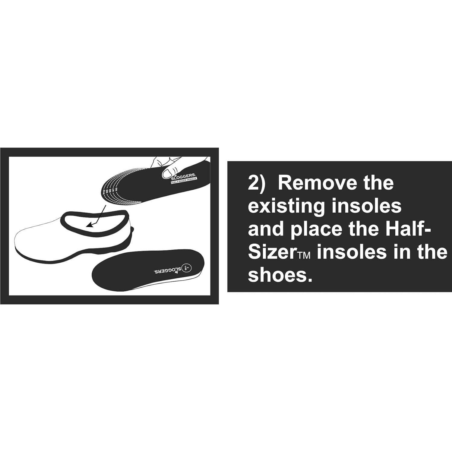 Plantilla ajustable Sloggers Half-Sizer 330BK - Negro