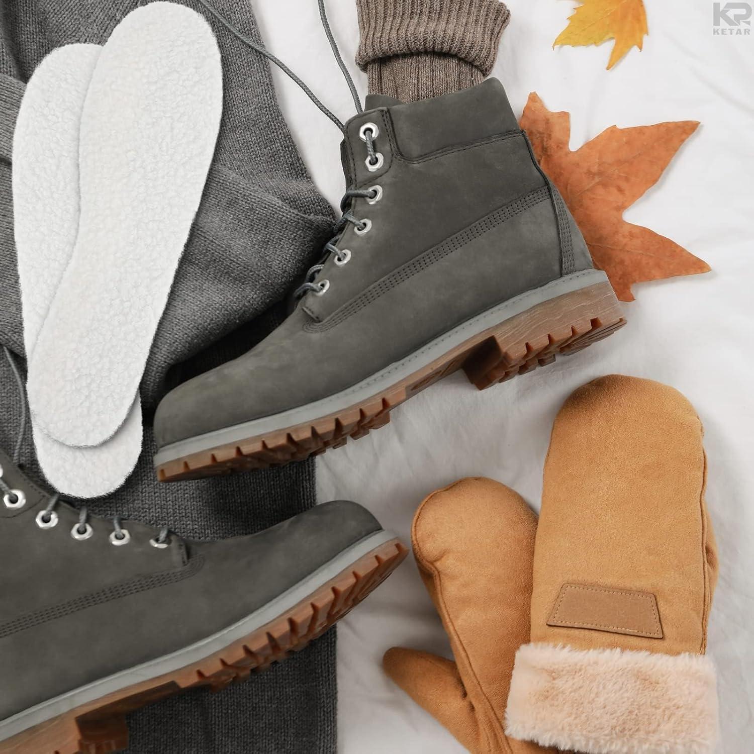 Insertos Universales de Lana para Zapatos - Plantillas de Piel de Oveja