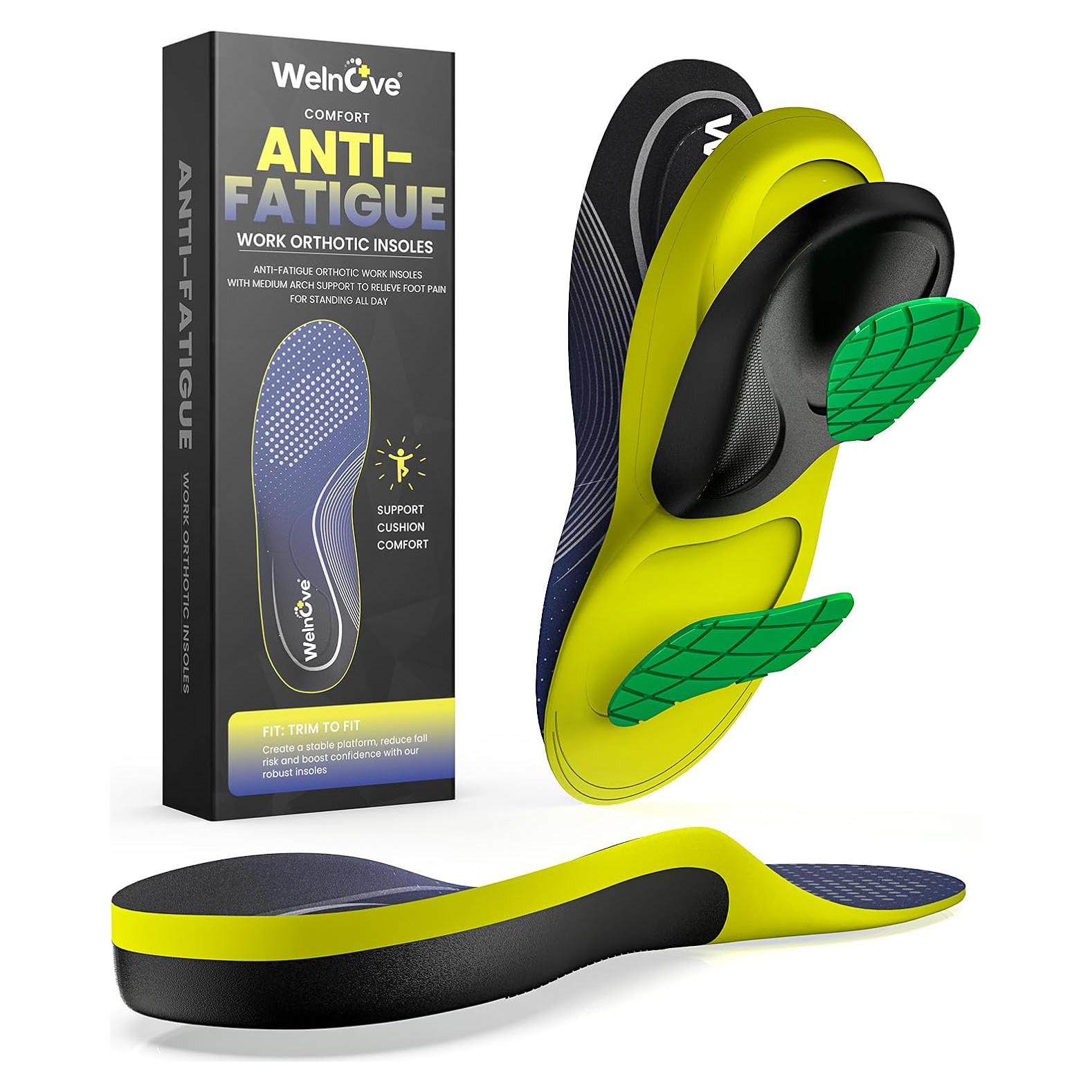 Plantillas ortopédicas Welnove L para trabajo - Soporte arco