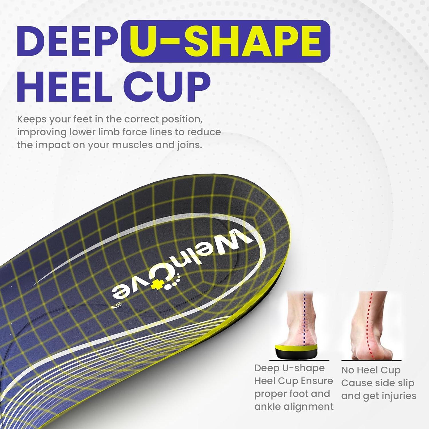 Plantillas ortopédicas Welnove L para trabajo - Soporte arco