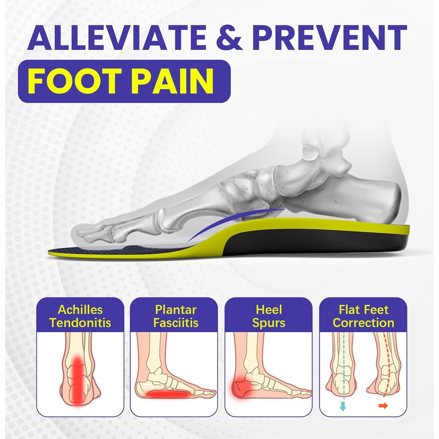 Plantillas ortopédicas Welnove L para trabajo - Soporte arco