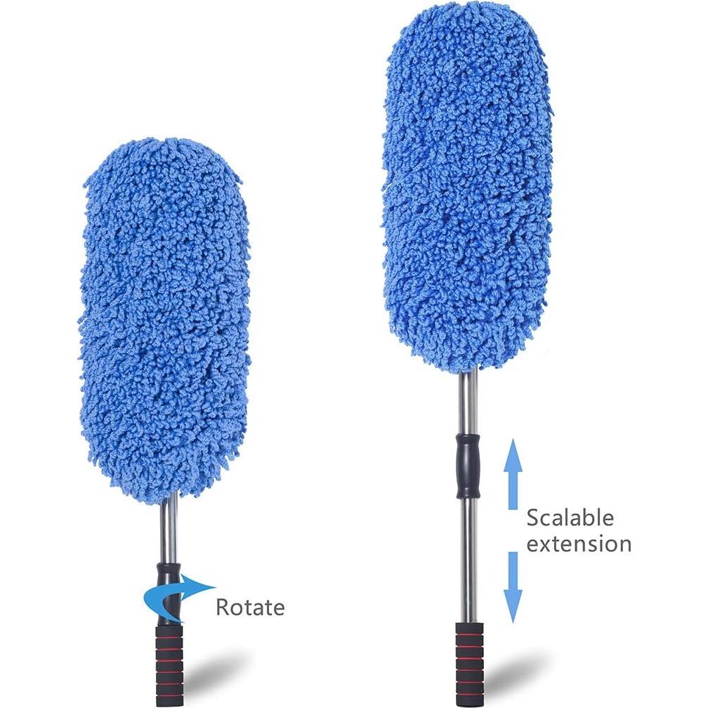 Plumero de Microfibra Extensible Loyakuu para Auto 80 cm