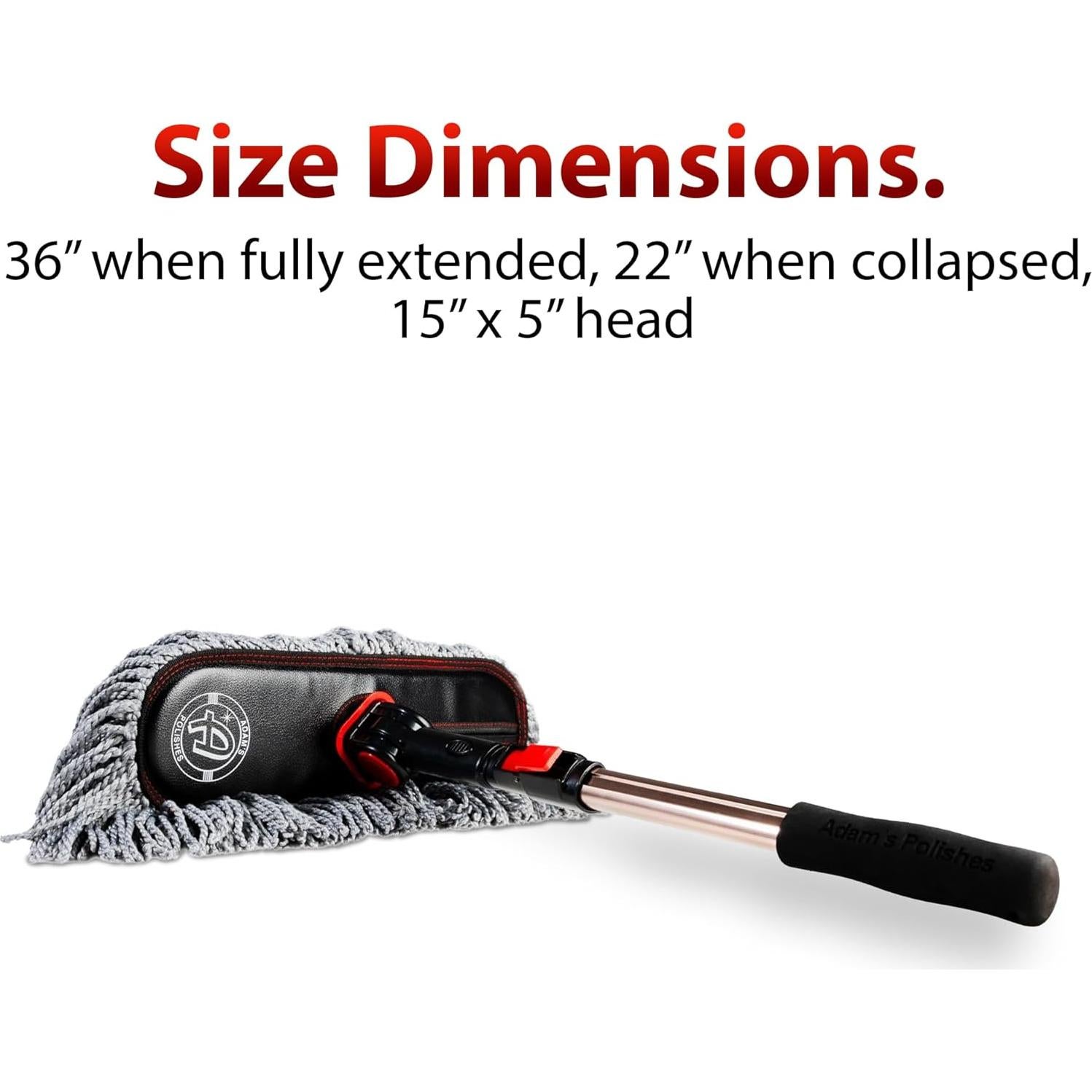 Duster de Microfibra Adam's Polishes MFDUST - Mango Extensible 91.4 cm