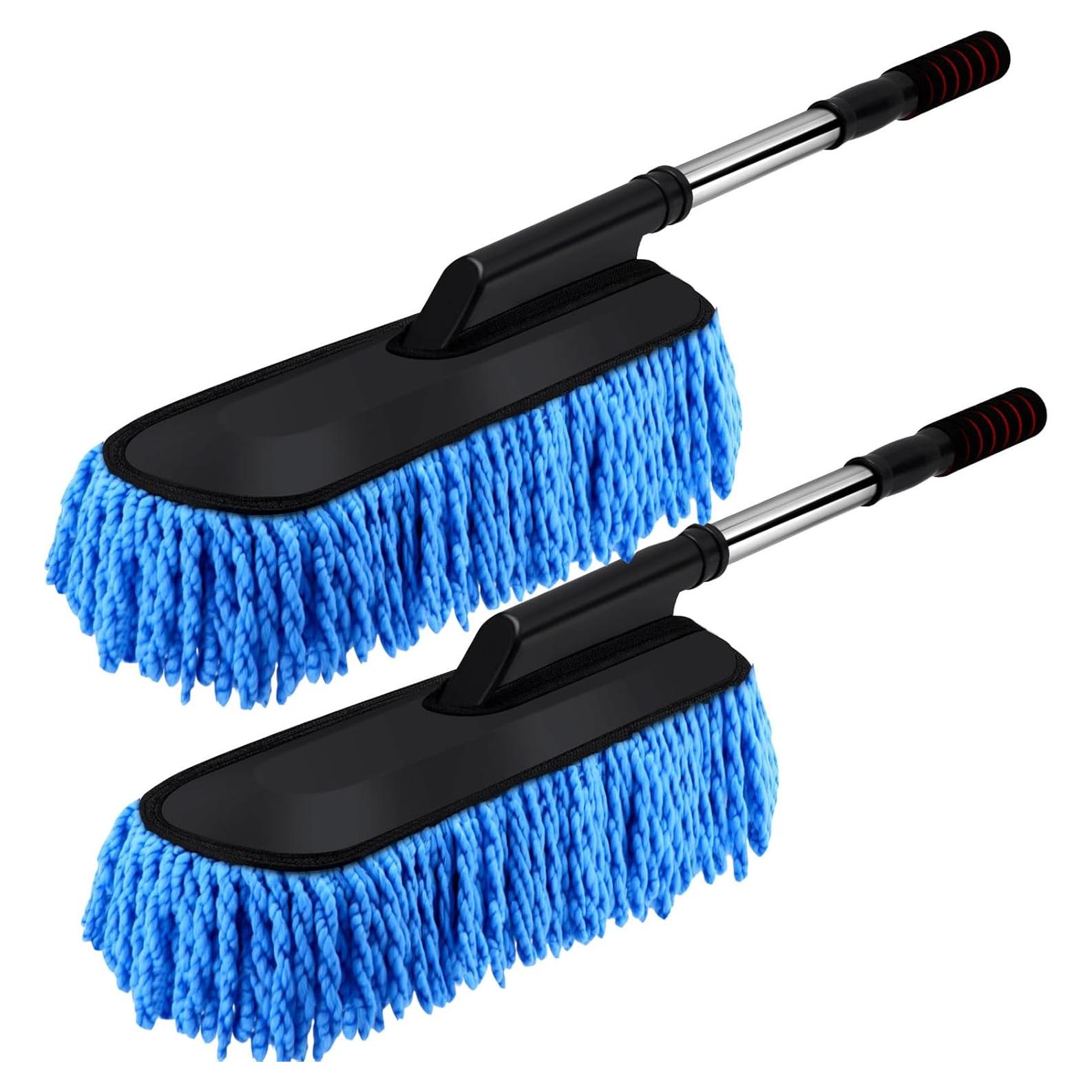 Kit de Limpiador de Auto Tanlade 2 Piezas con Mango Extensible